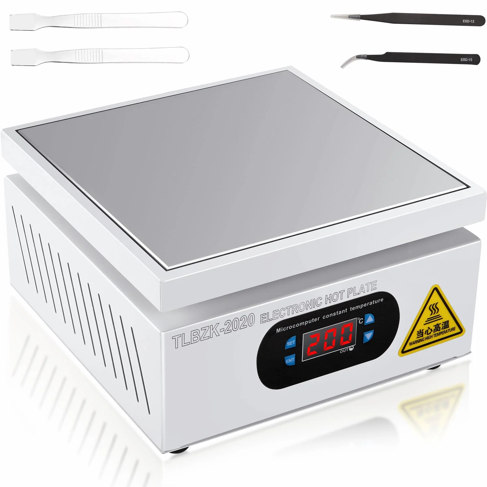 700 W 220 V stacja lutownicza na gorąco, mikrokomputer elektryczny podgrzewacz LED LED Rework Heater Lab (200 x 200 mm)