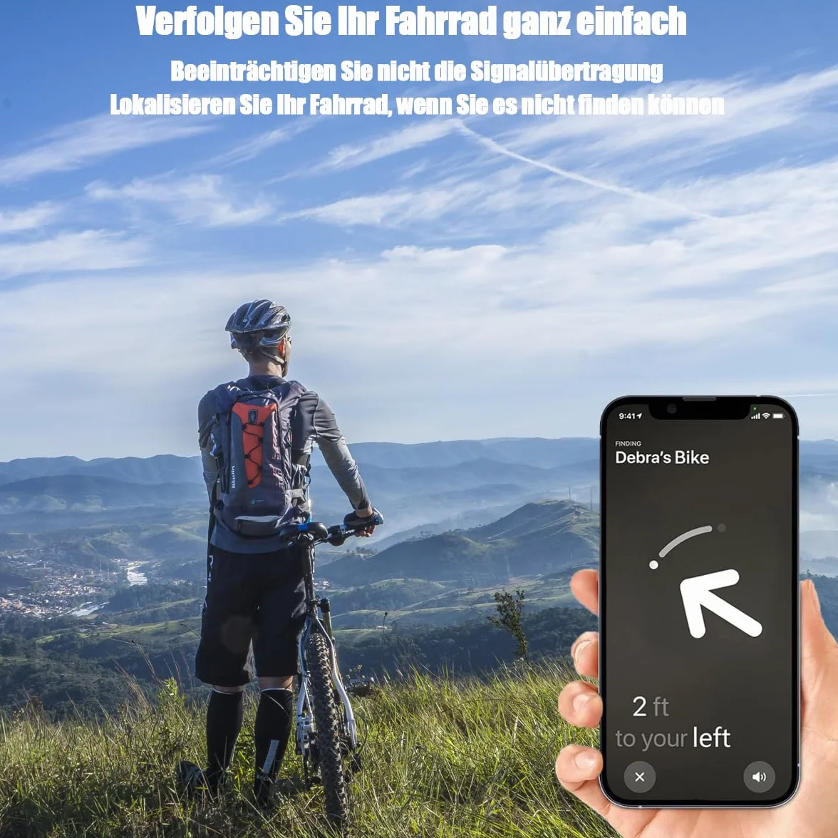 Airtag Uchwyt Rowerowy, Ukryty Pokrowiec Ochronny Airtag pod Siedzeniem, Wodoszczelny Uchwyt Antywibracyjny, Ukryty Uchwyt Rowerowy do AirTag z 4 Opaskami Kablowymi do Rrowerów