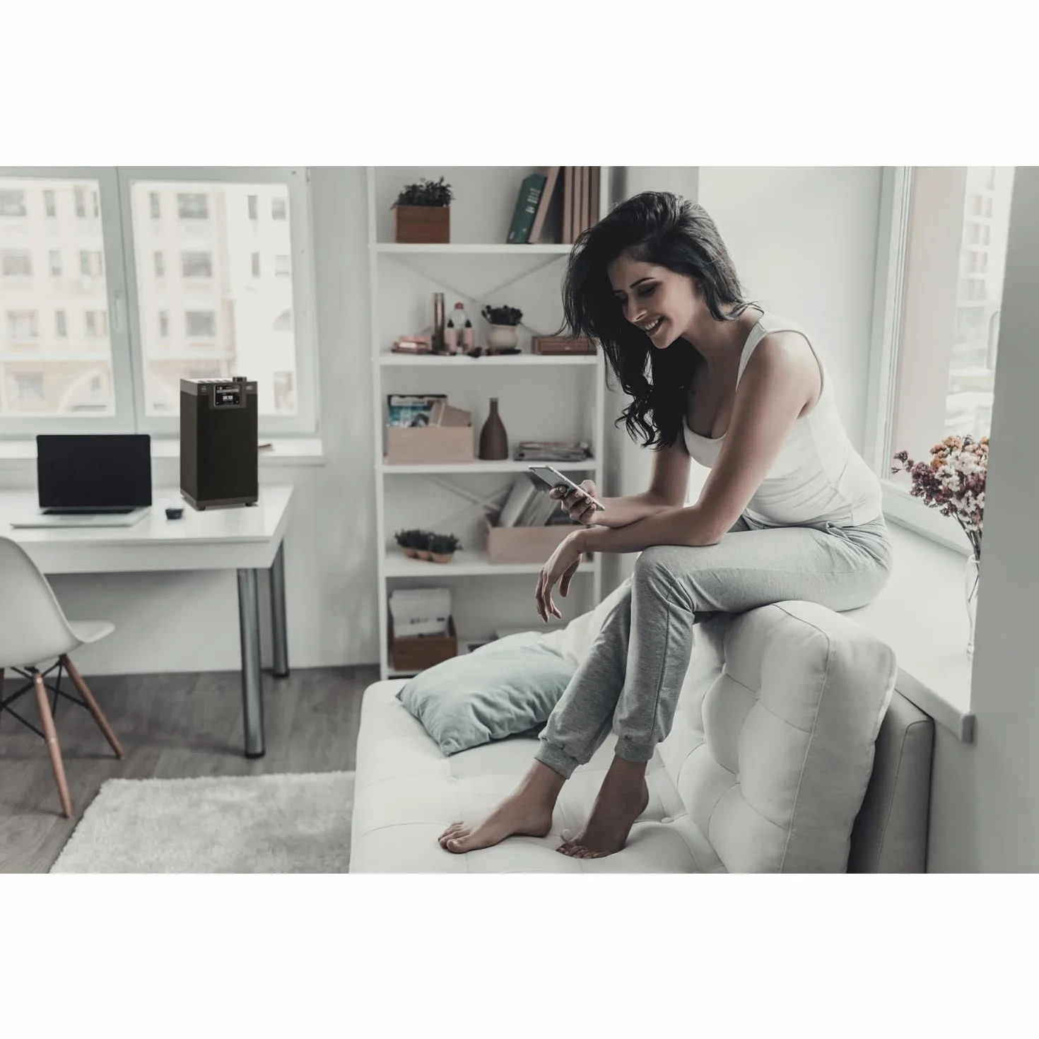 Imperial DABMAN i610 radio internetowe DAB+ stereo subwoofer Bluetooth DAB/DAB+/UKW/FM WLAN LAN USB wieżowe