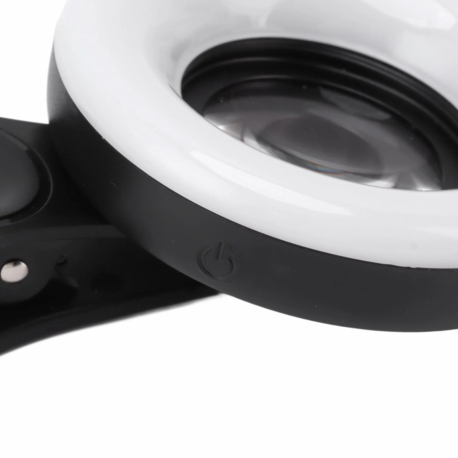 Obiektyw Makro 15X z lampą pierścieniową Mini Clip do aparatu telefonicznego 2800-6500K