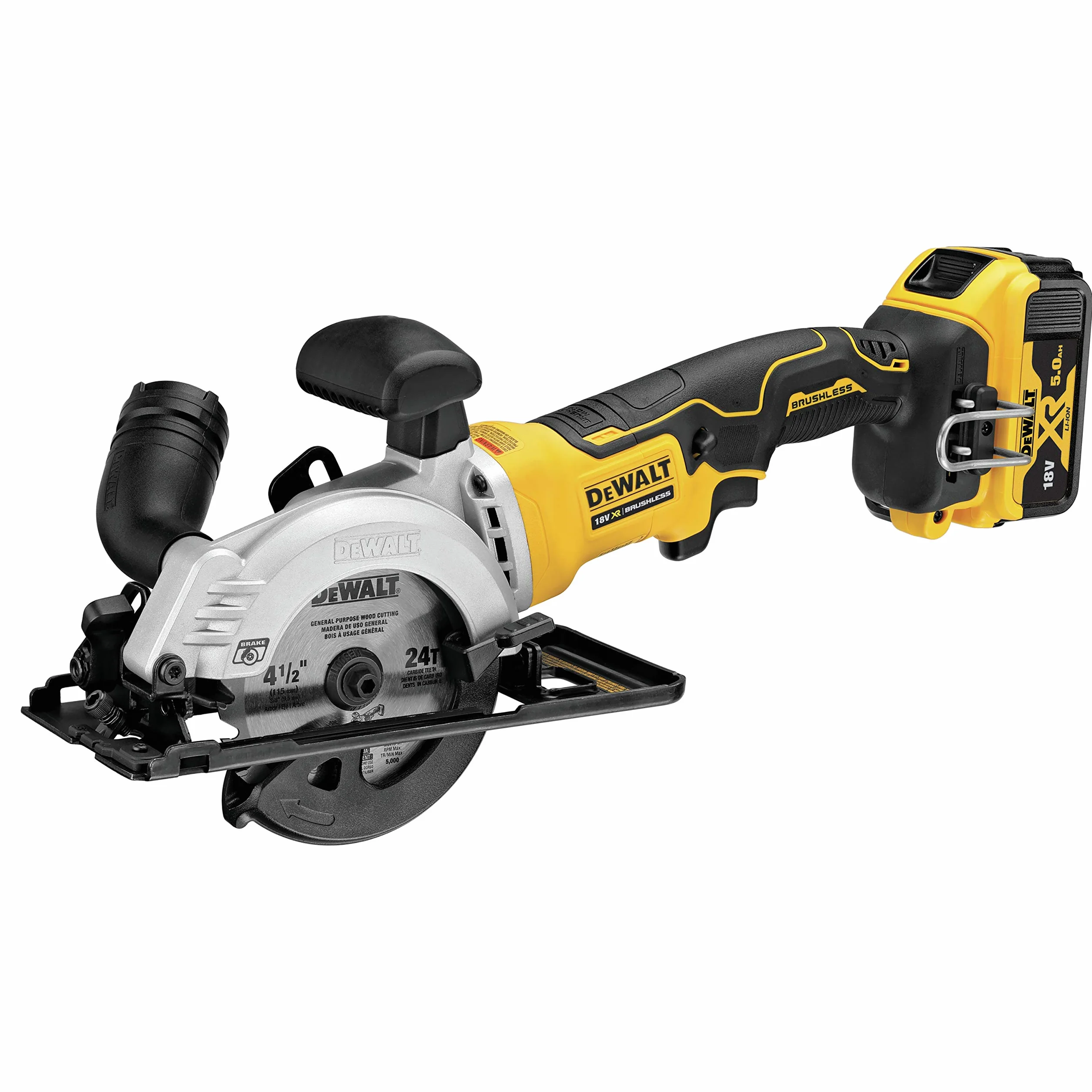 Pilarka Tarczowa 18V 115mm 2x5Ah TSTAK DCS571P2 DeWalt