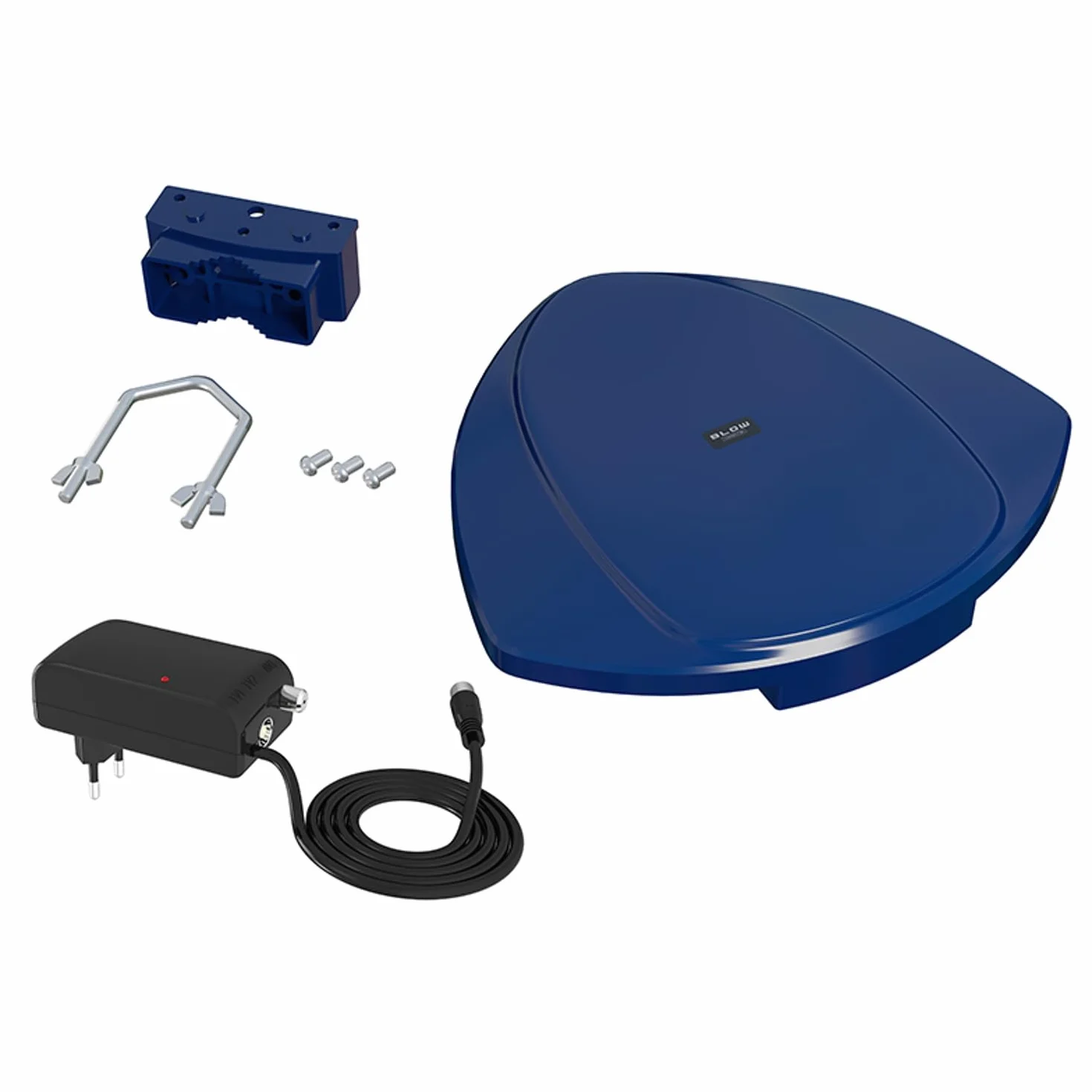 Blow Connect Aktywna Antena Zewnętrzna DVB-T2 8K 25 dB Filtr GSM