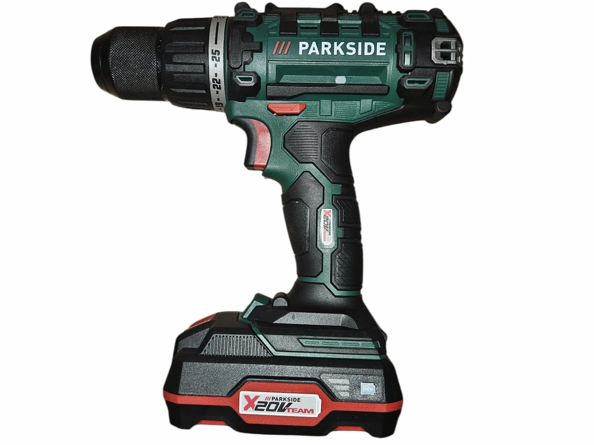 Parkside PABS 20-Li D4 wiertarko-wkrętarka z akumulatorem i ładowarką, w walizce, napięcie: 20 V