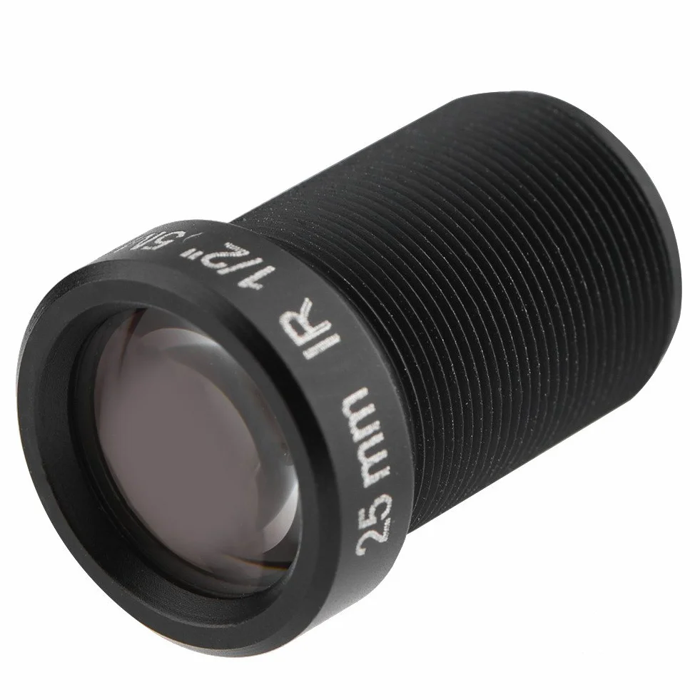 Obiektyw kamery CCTV 5MP 25mm M12 x 0,5 IR noktowizor uniwersalny