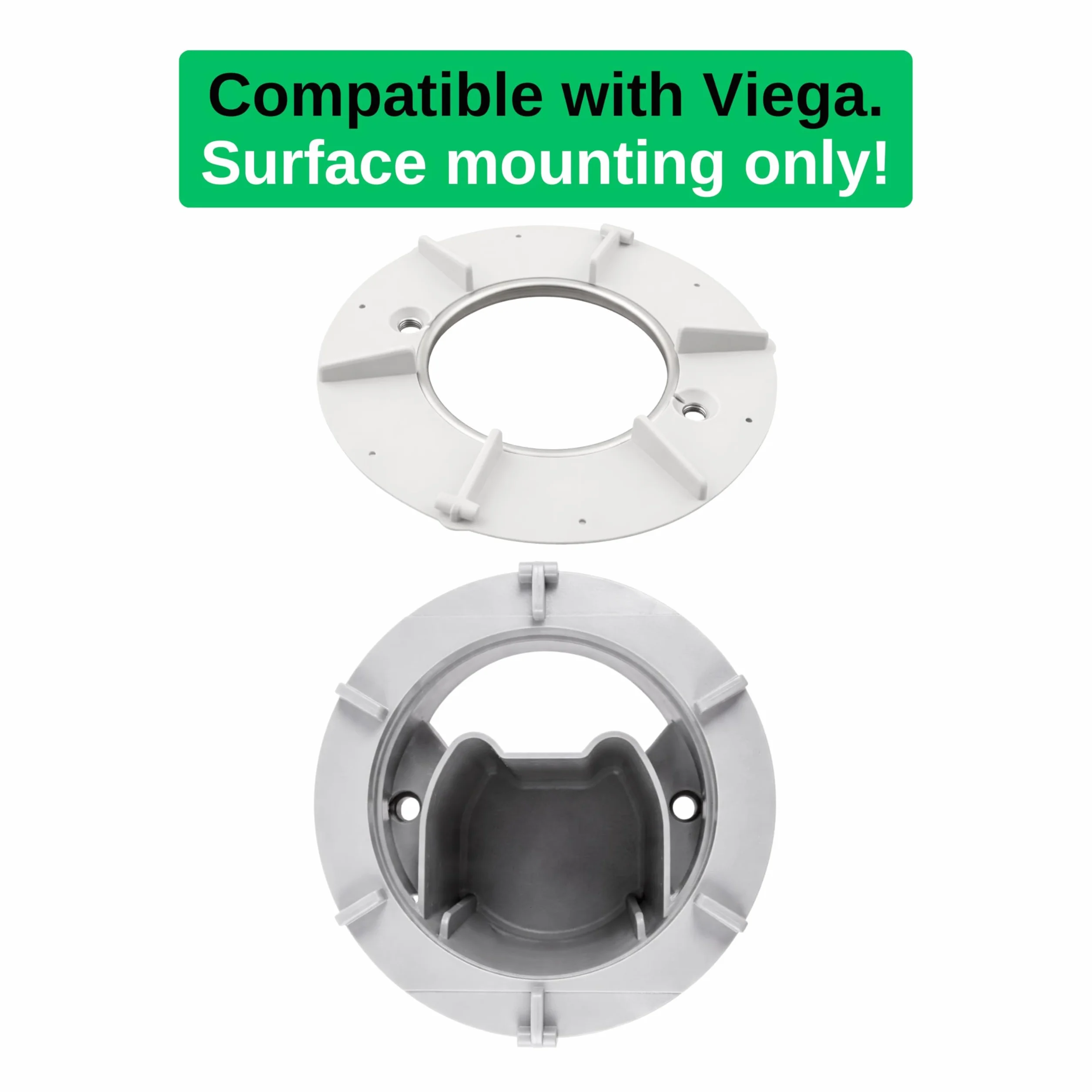 Your Day Mate Osłona odpływu prysznicowego, Ø 120 mm, kompatybilna ze starym zestawem odpływowym Viega Tempoplex i Roca, zamiennik modelu A503881000, 6956.0, 192 730, do brodzika prysznicowego