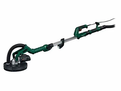 Parkside Szlifierka ścienna i sufitowa PWDS 920 A1, 710 W, 225 mm, 800-1800 obr./min, w zestawie 6 tarcz szlifierskich, wąż 4 m, aluminiowy wał teleskopowy, 145 – 170 cm
