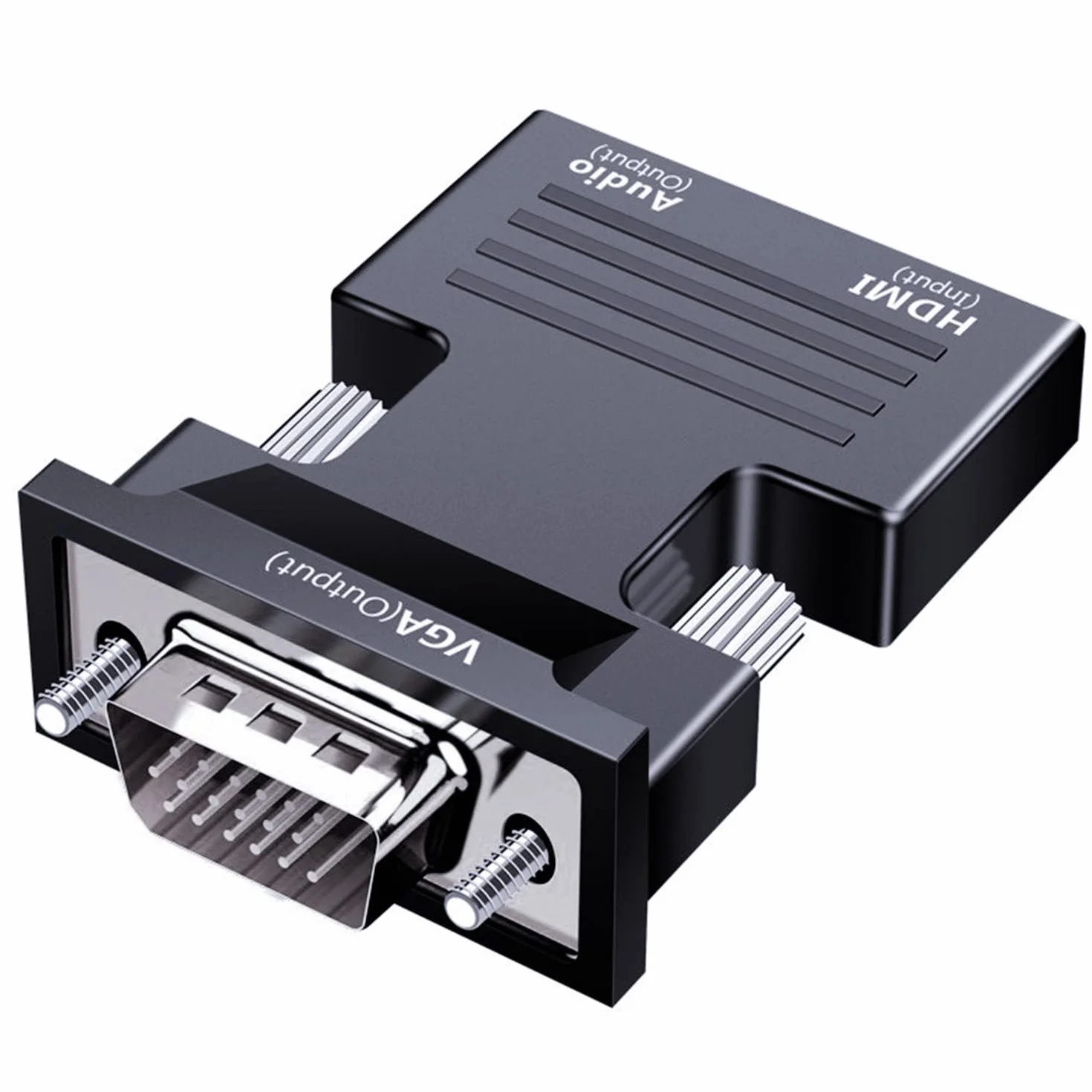 Adapter HDMI na VGA 1080P 60Hz z Kablem Audio 3,5 mm – Konwerter