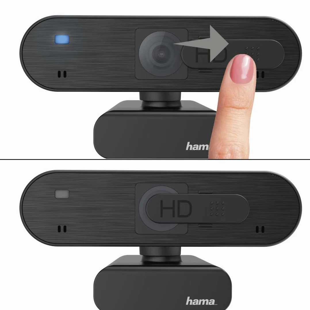 Hama C-600 PRO Kamera internetowa Full HD Auto-focus 2.0 MP USB A czarna