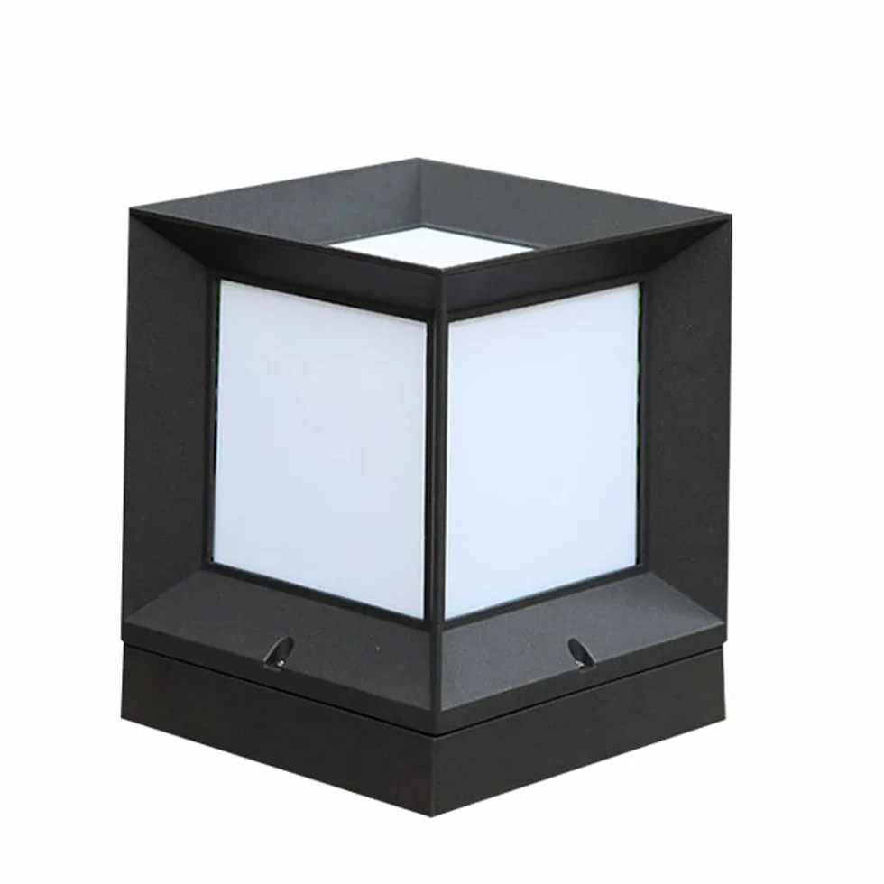 Lampy solarne, Aluminiowy Korpus Lampy Z Akrylowym Abażurem. Ocena W Warunkach Mokrych(15cm)