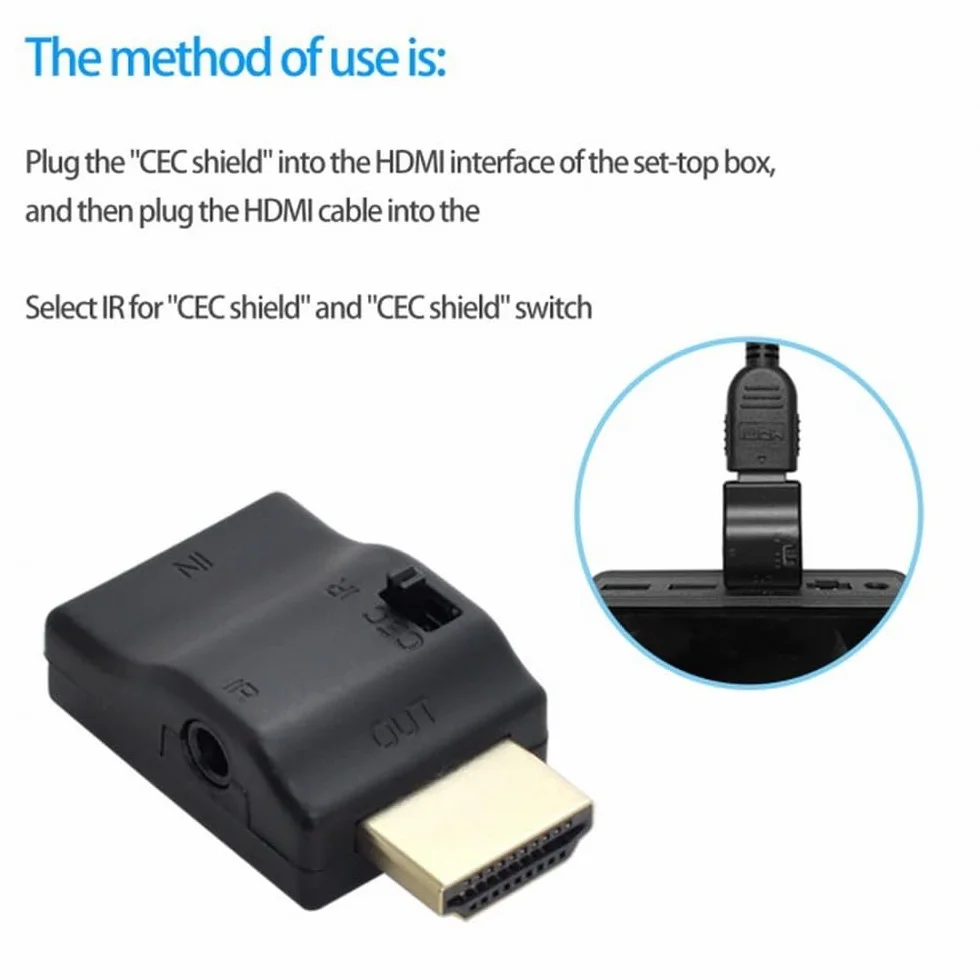Adapter zdalnie sterowany HDMI 2.0 IR CEC ARC HDCP