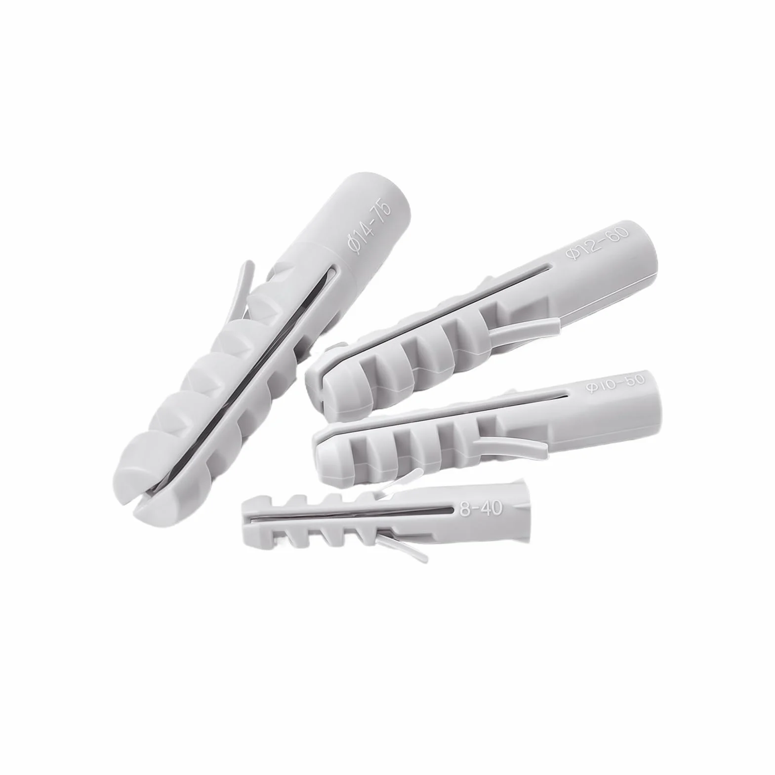 plastikowa rura rozprężna, kołki rozporowe, plastikowe kotwy ścienne do śrub samogwintujących M5-M14 25-75 mm 30 szt. (50 szt., M5 x 25)
