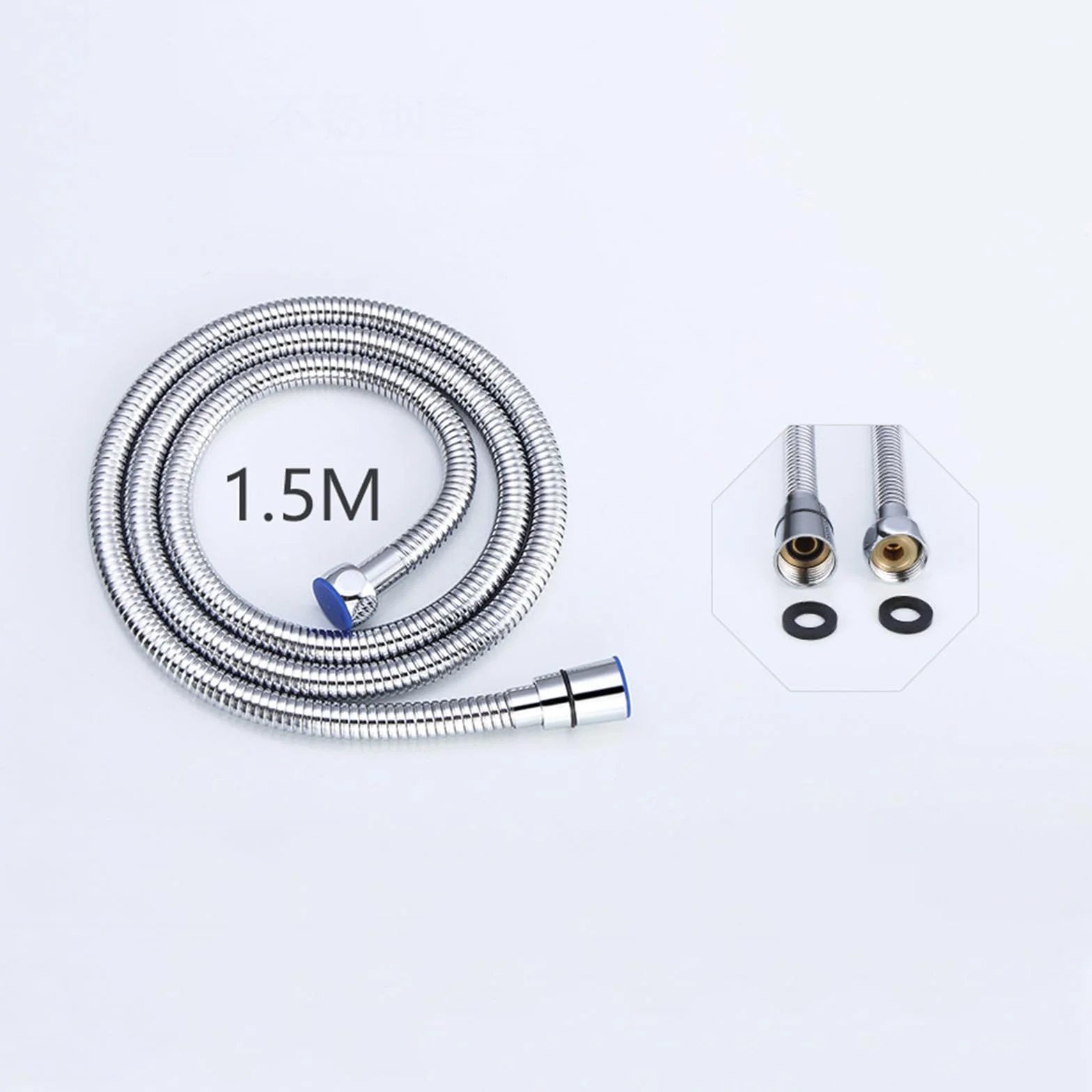 Bidet słuchawka prysznicowa do toalety, chromowana, mosiądz, montaż ścienny, kran zimna woda z wężem 1,5 m, na balkon, do łazienki
