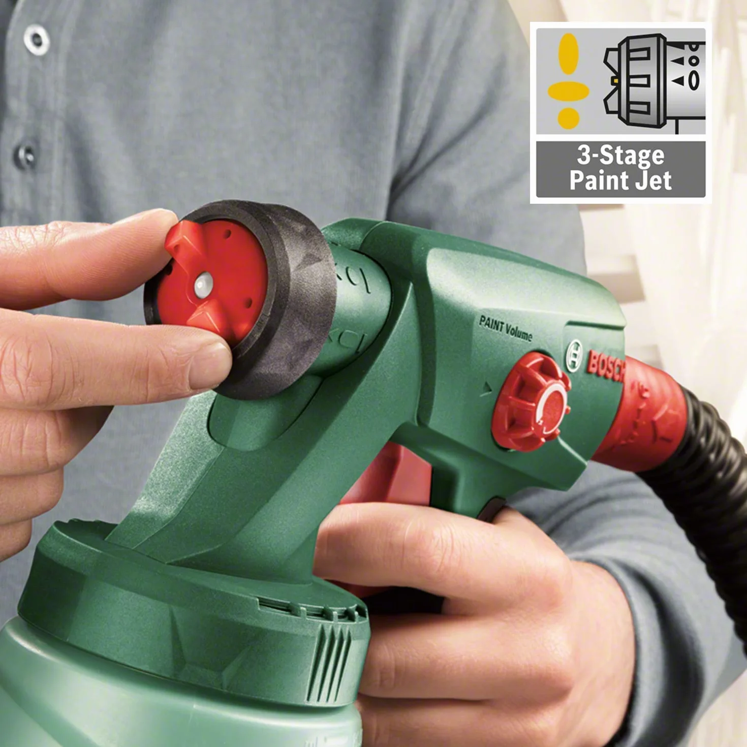 Bosch Home and Garden 0603207000 System Natryskowy do Malowania, 410 W, 240 V, Zielony