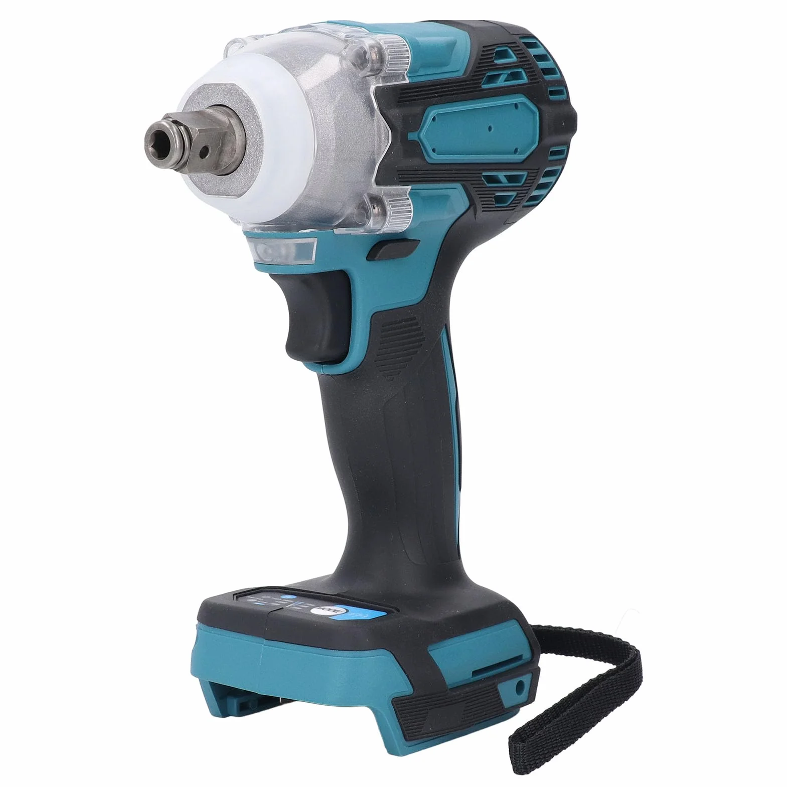 Generic Dwukierunkowy Układ Hamulcowy Silnik Bezszczotkowy Elektryczny Klucz Udarowy Lampka LED Miękki Uchwyt do Wiercenia i Wkręcania