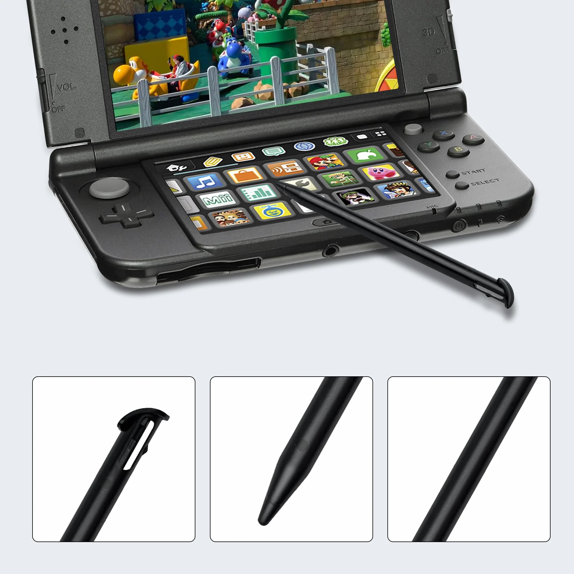 Mcbazel Rysik Stylus Pen do New Nintendo 3DS XL 8 sztuk