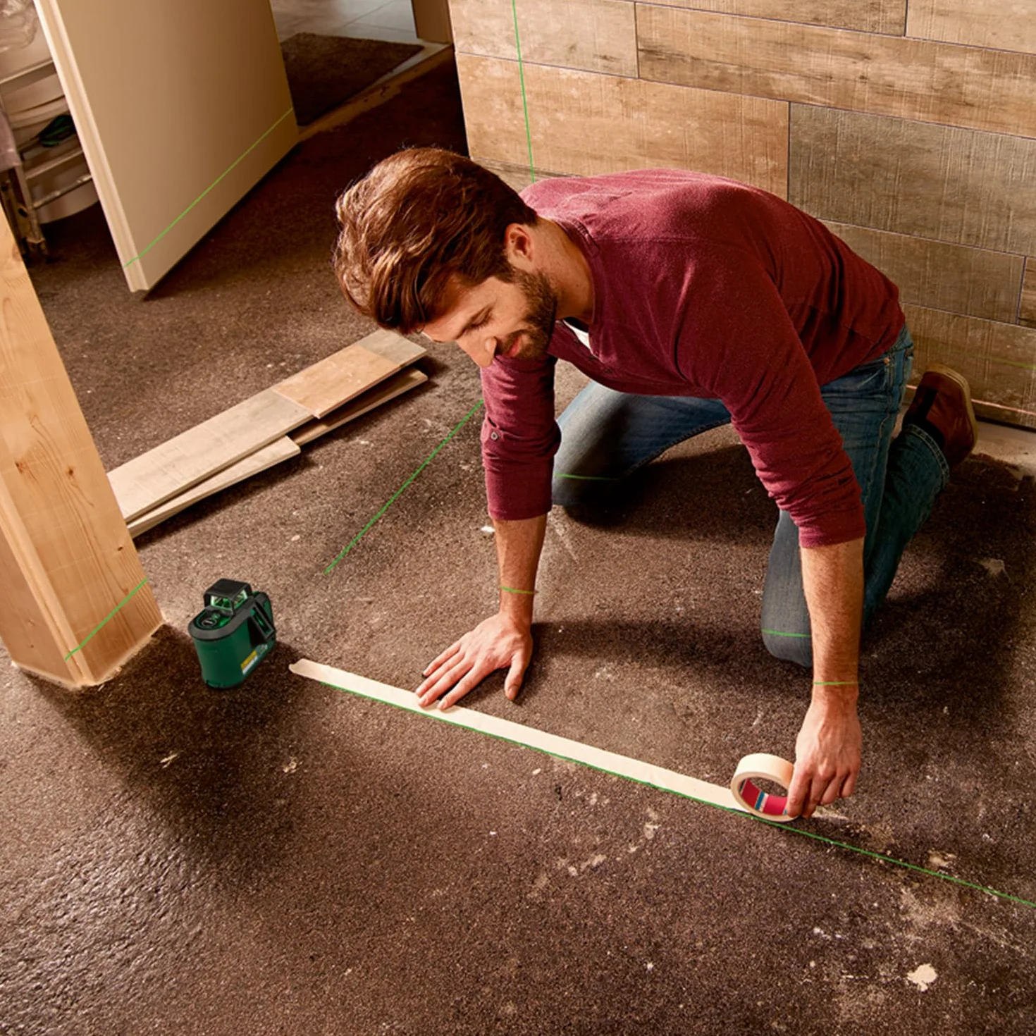Bosch Home And Garden Laser Krzyżowy Advancedlevel 360 (3 Linie Laserowe, w Tym 360° do Wyrównywania Elementów w Całym Pomieszczeniu, Opakowanie Kartonowe)