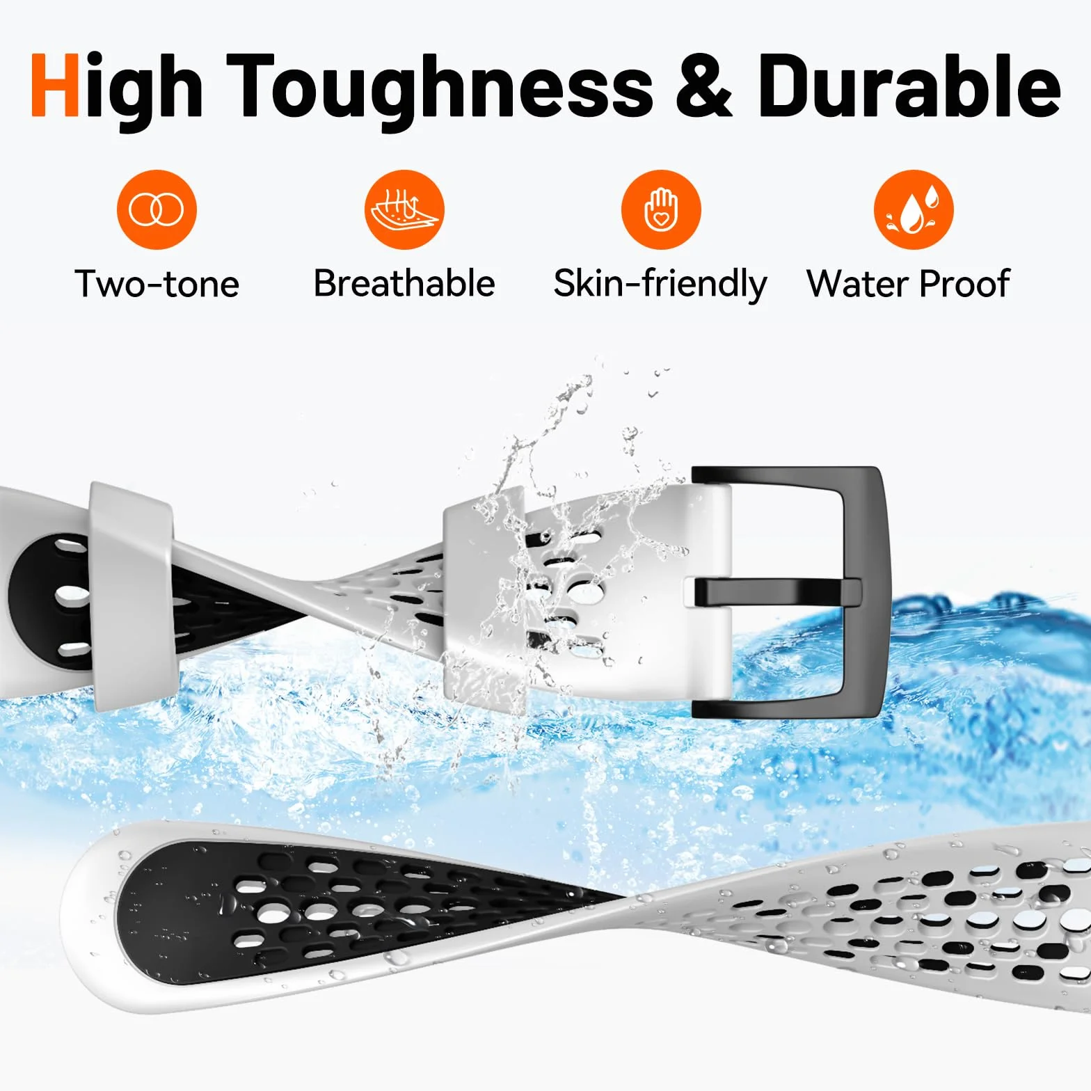 Pasek do zegarka Garmin Forerunner 265, Forerunner 255, Vivoactive 4, Venu 3, Venu 2, 22 mm, zapasowy pasek, miękki silikon
