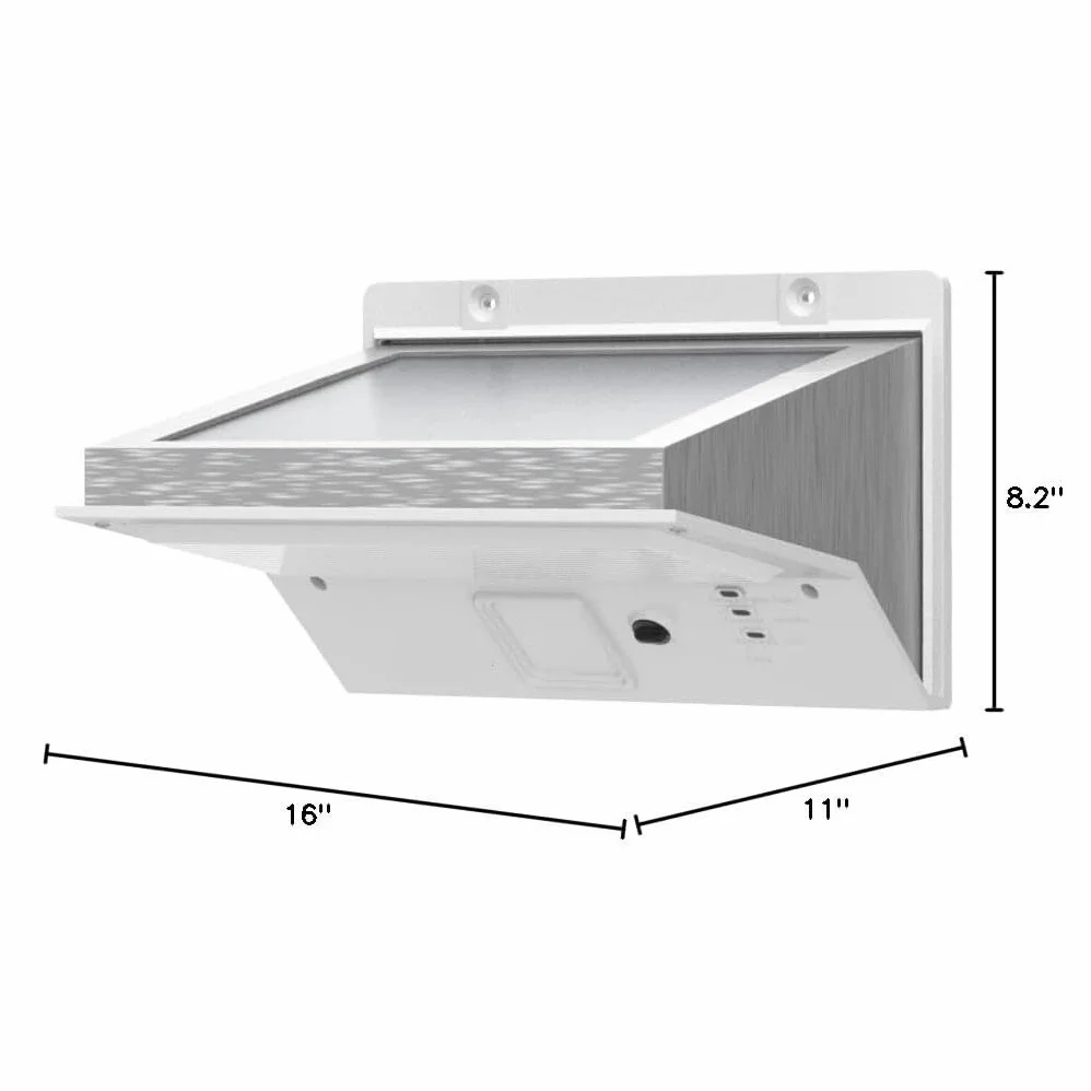 Zewnętrzna Lampa Solarna Lampy solarne, czujnik ruchu, zewnętrzne, zasilane diodami LED, ze stali nierdzewnej Światła Słonecznego Nowoczesne