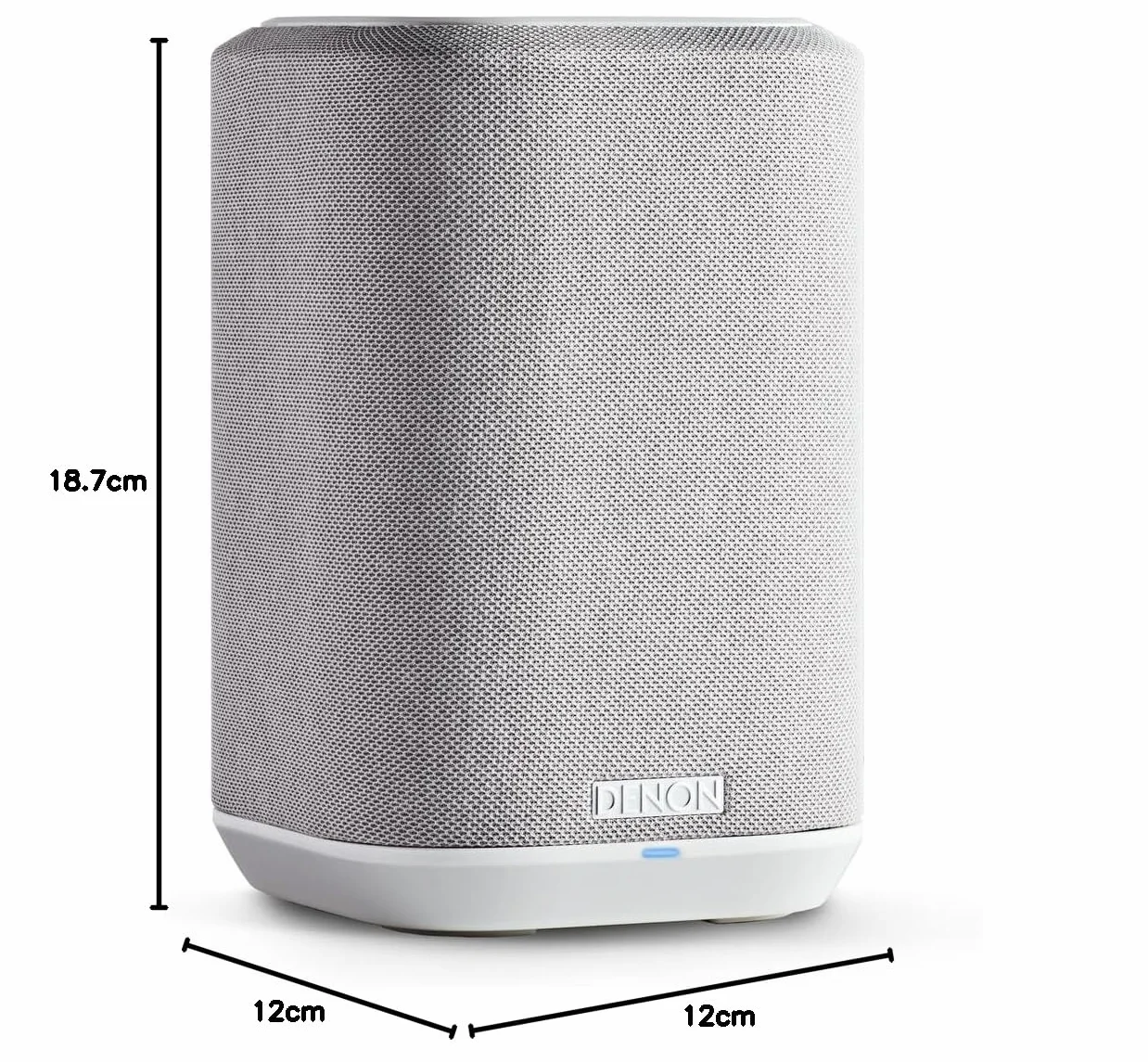 Denon Home 150 NV bezprzewodowy głośnik ze zintegrowaną technologią HEOS Multiroom, Bluetooth, Apple AirPlay 2, biały