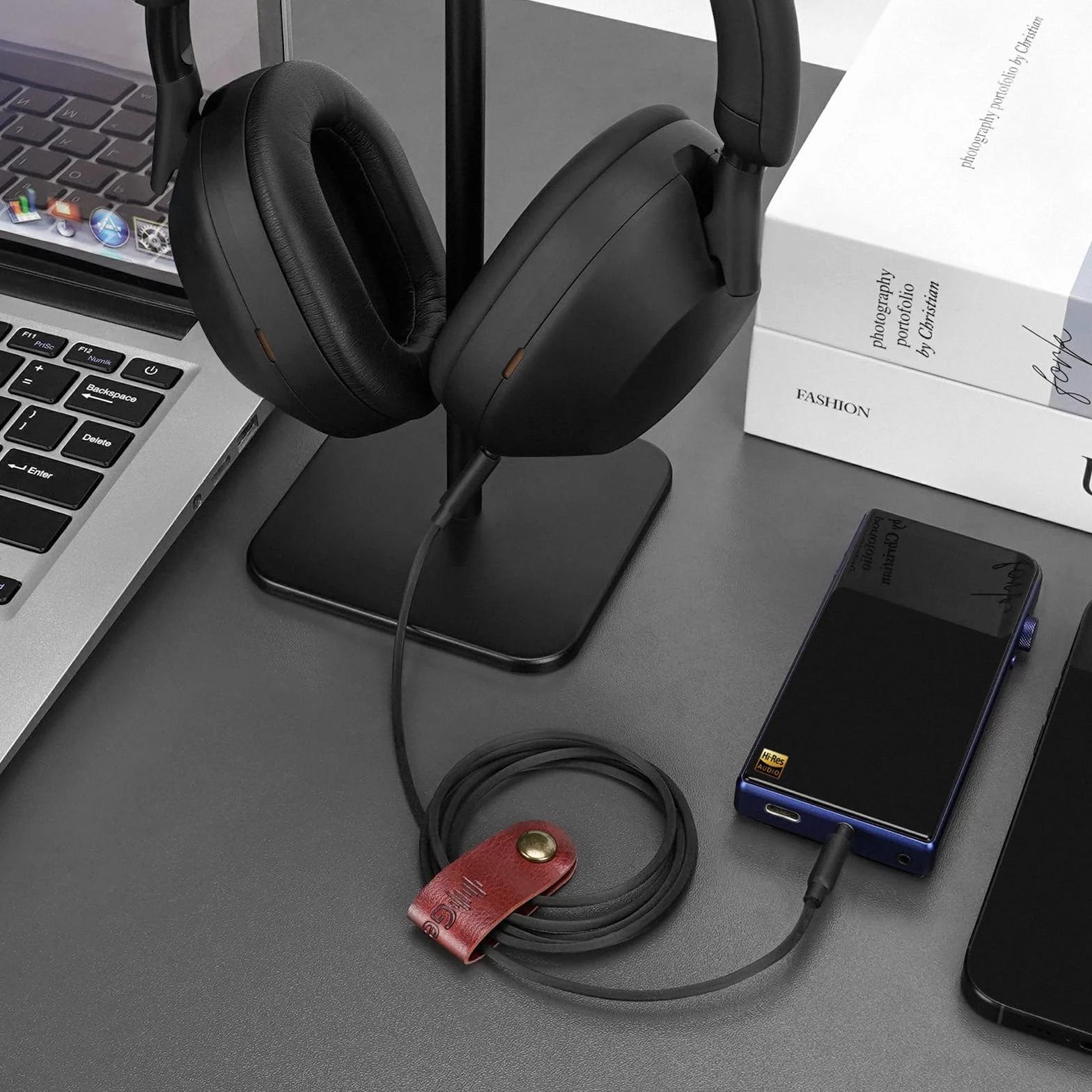Geekria QuickFit Kabel audio kompatybilny ze słuchawkami Sony WH-1000XM5 1000XM4 1000XM3 XB910N XB900N CH710N CH700N H910N MDR-XB950BT 1AM2, wymienny kabel stereo 3,5 mm (1,2 m)
