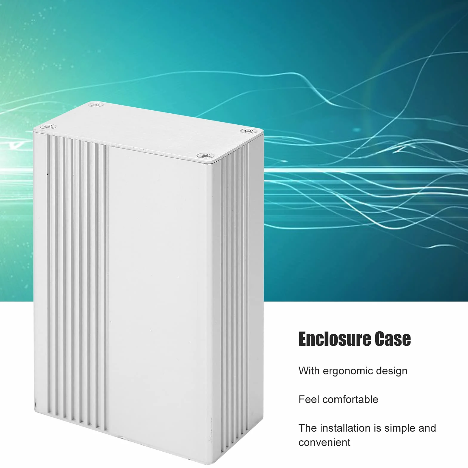 Aluminiowa Elektroniczna Obudowa Skrzynki Projektowej Obudowa Dzielona Obudowa Skrzynki Przyłączeniowej DIY Obudowa 1,4 X 2,5 X 3,9 Cala