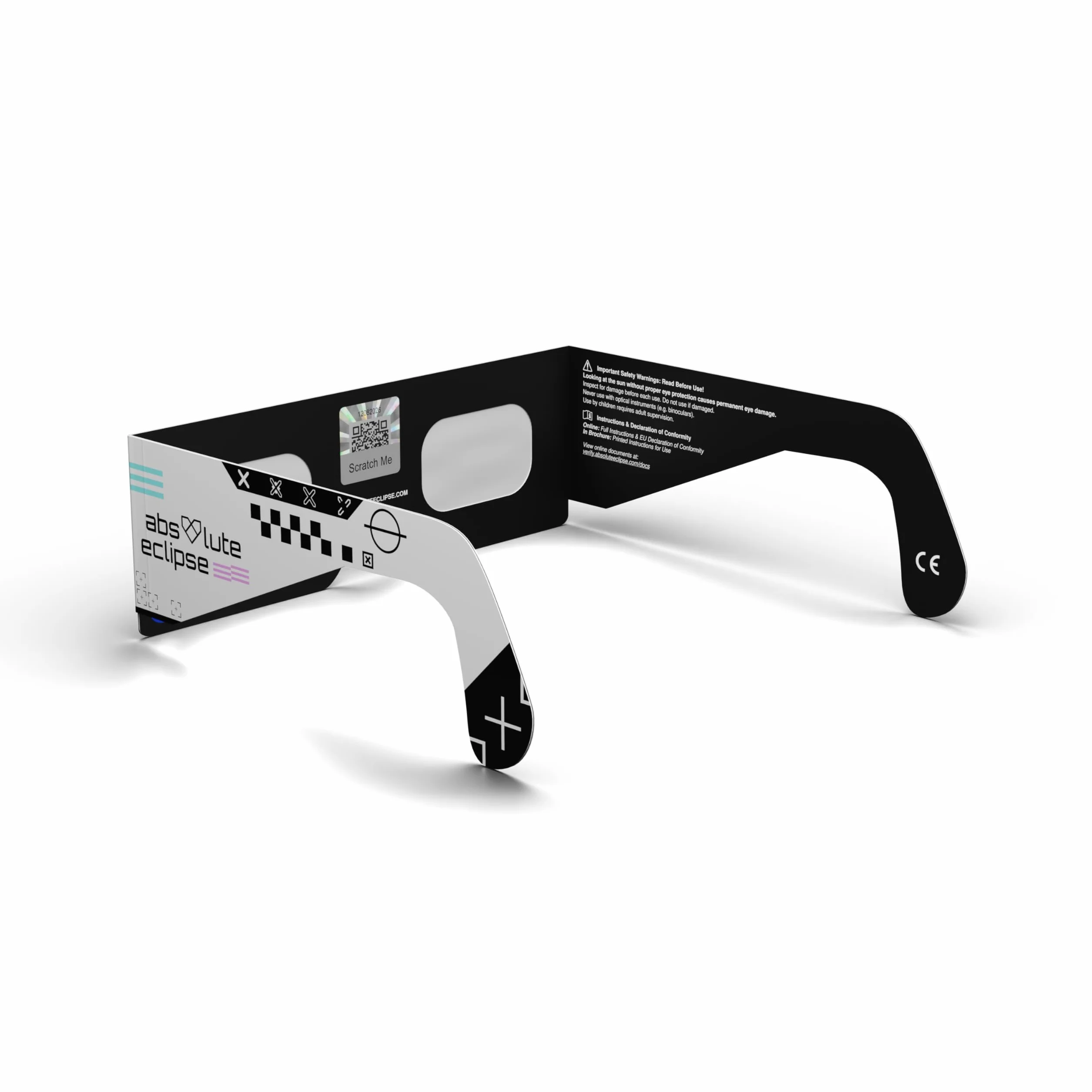 Absolute Eclipse Szyfr Okulary do zaćmienia Słońca Luzem Sprzedaż hurtowa - Testowane przez ISO 12312-2 i certyfikat CE - zalecany przez AAS producent UE - 2026 Eclipse Europe