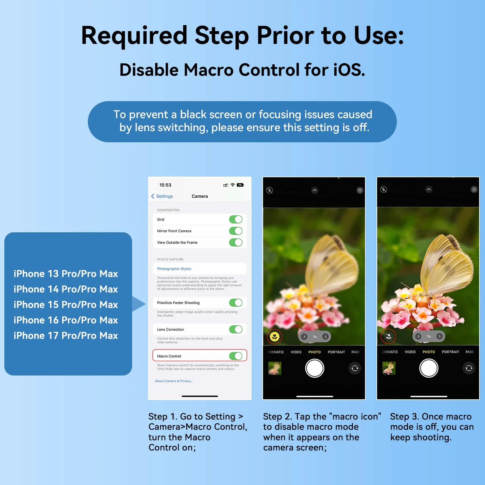 APEXEL Profesjonalny obiektyw makro do smartfona HD makro obiektyw smartfon Kompatybilny z iPhone, Pixels, Samsung Galaxy, Huawei, Xiaomi i większością telefonów komórkowych