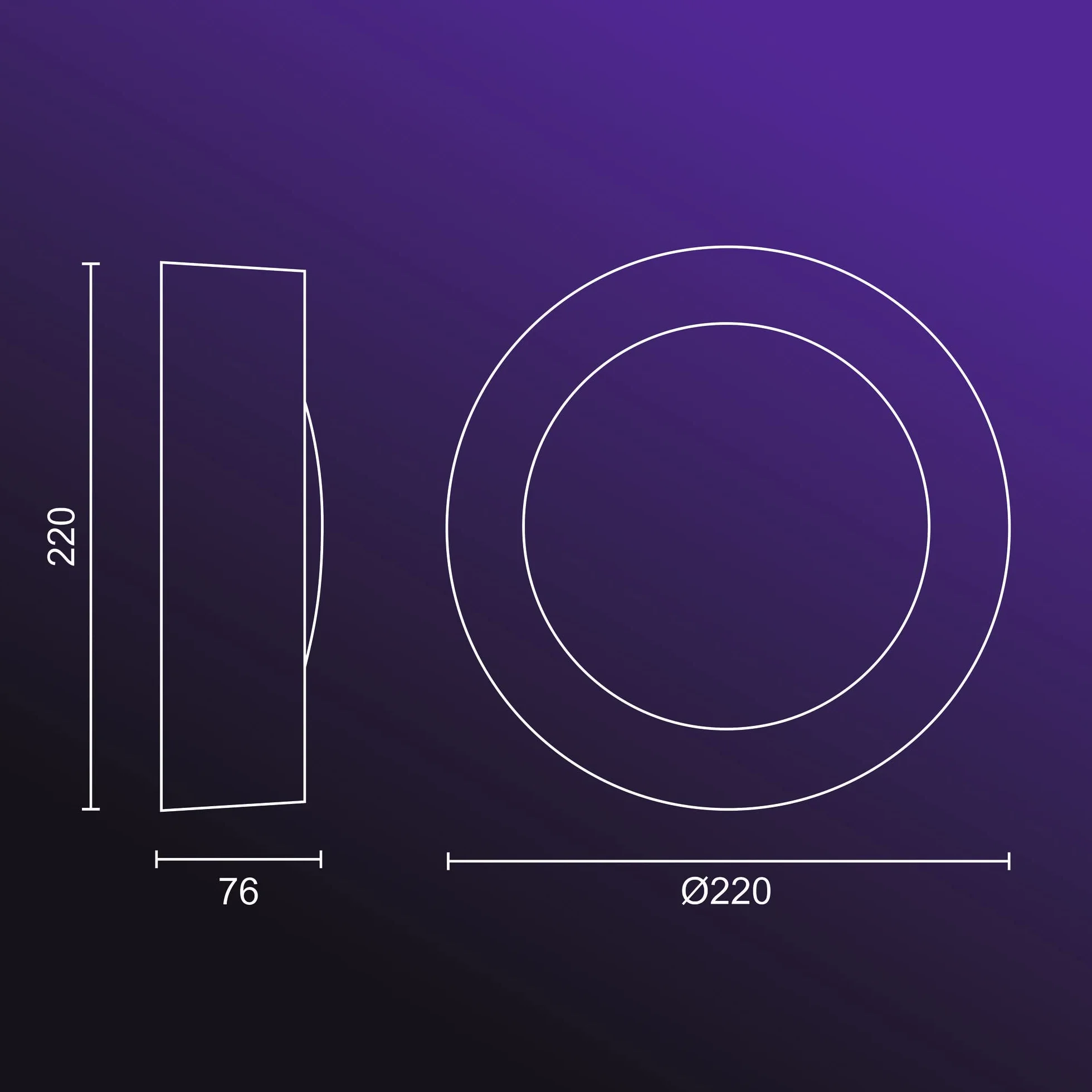 Philips Hue White and color ambiance Kinkiet zewnętrzny Daylo Wbudowane źródło światła LED Światło białe i kolorowe Zasilanie sieciowe Inteligentne sterowanie dzięki mostkowi Hue*