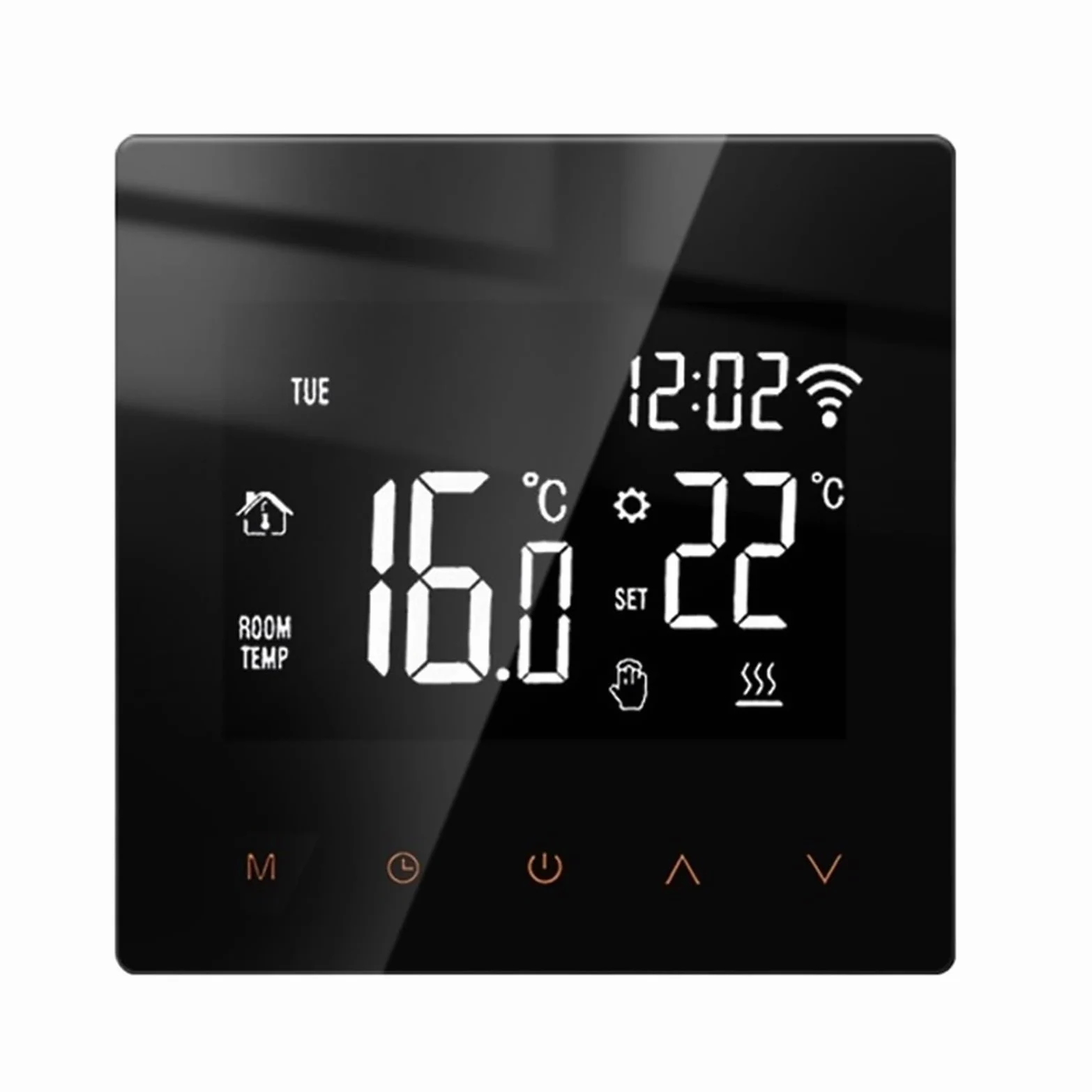 Inteligentny termostat WiFi Elektryczne ogrzewanie podłogowe Woda Bojler gazowy Temperatura Pilot głosowy OszczęDza Energię I Koszty Ogrzewania(ME81E)