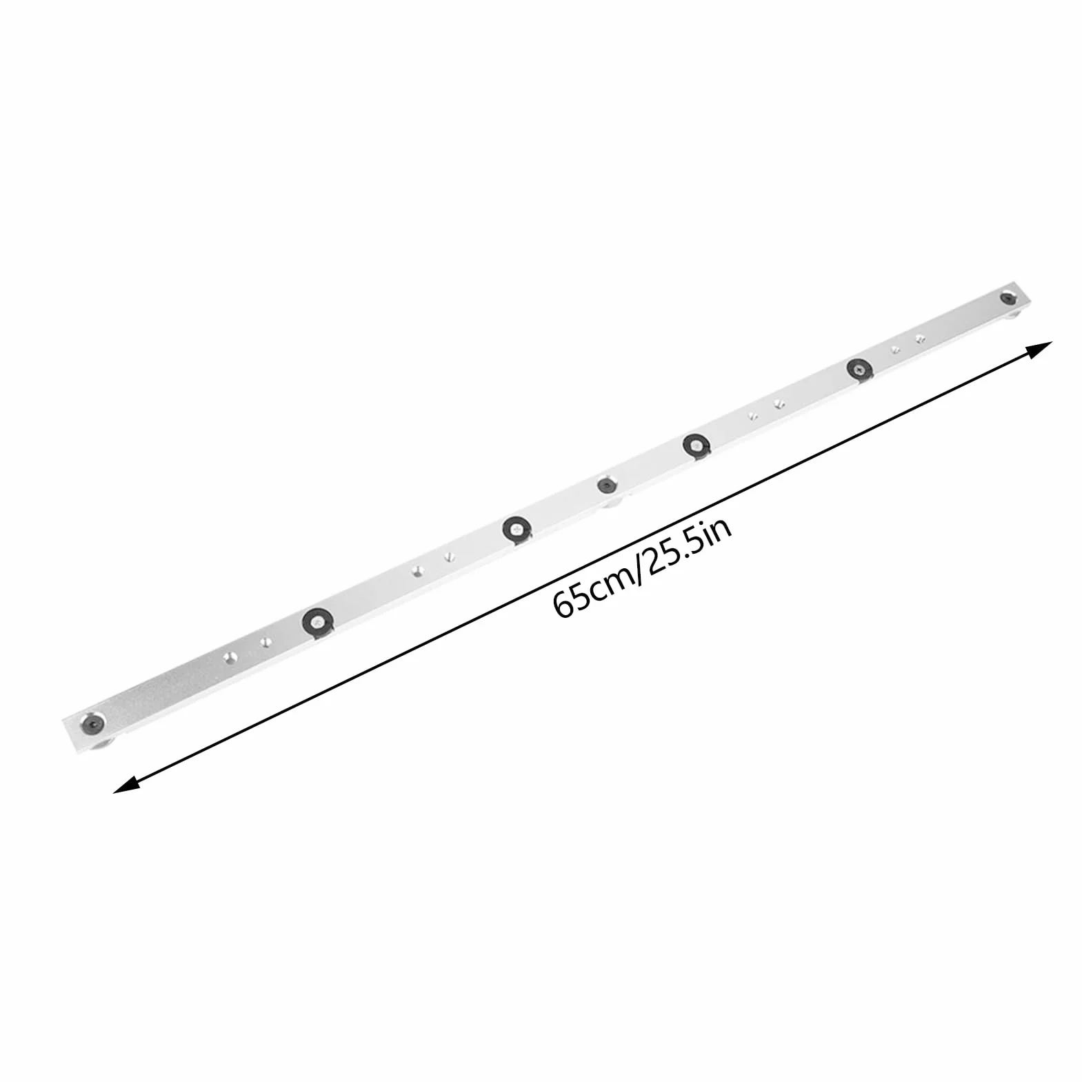 Pilarka stołowa do obróbki drewna o pełnej długości 650 mm, prowadnica ukośna, regulowana prowadnica ze stali nierdzewnej, uniwersalny rowek, przesuwne, pomiarowe, akcesoria do
