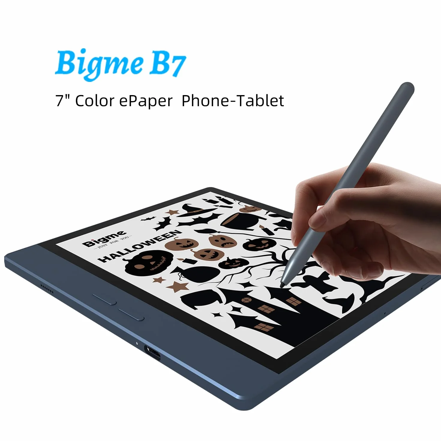 Bigme B7 7" kolorowy tablet ePaper 8+128 GB 4G Android 14 300 PPI 3000 mAh