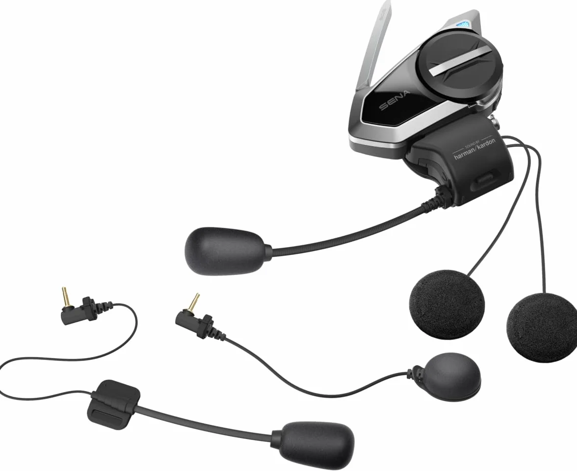 Sena 50S System komunikacji Bluetooth Jog Dial Sound by Harman Kardon Mesh Intercom głośniki mikrofon