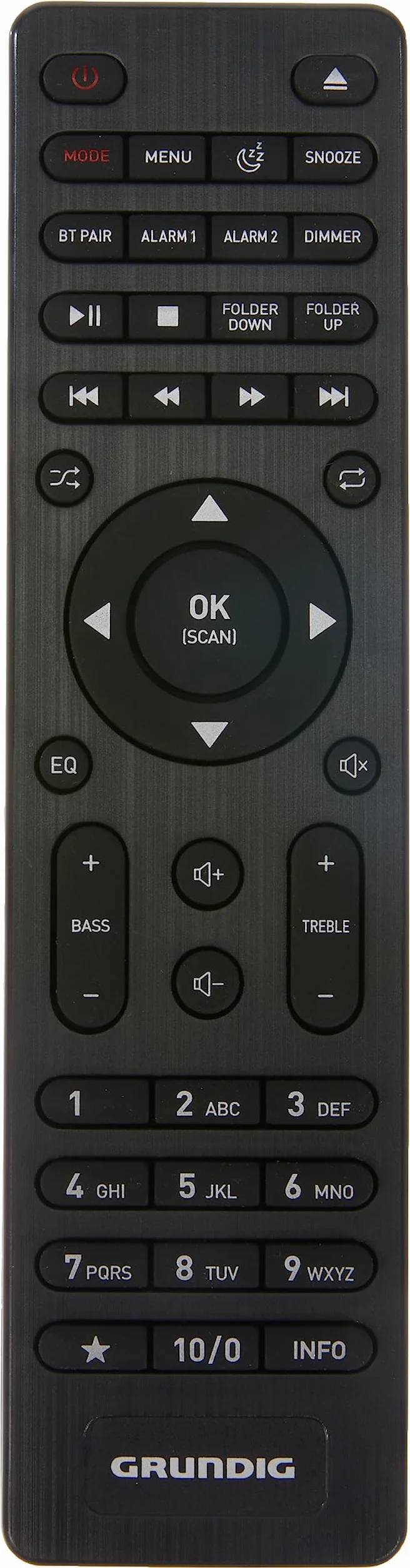Grundig DTR 7000 Radio Cyfrowe, Czarny