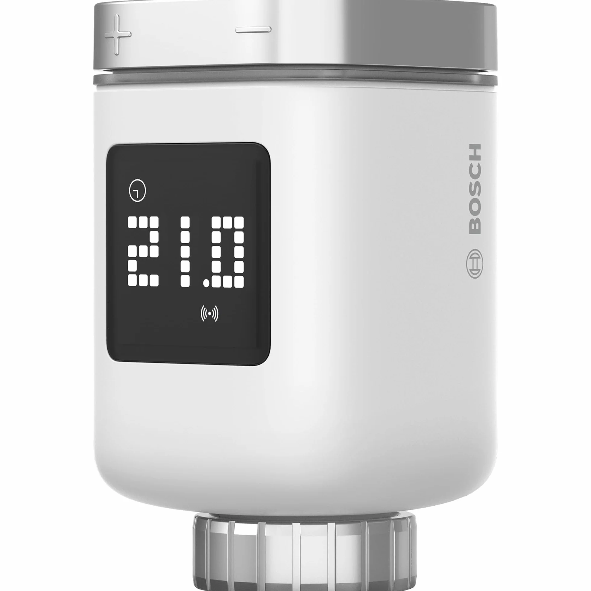 Bosch Smart Home termostat grzejnikowy II [+M], inteligentny termostat, elastyczne zastosowanie w systemie Bosch Smart Home lub w systemach matter