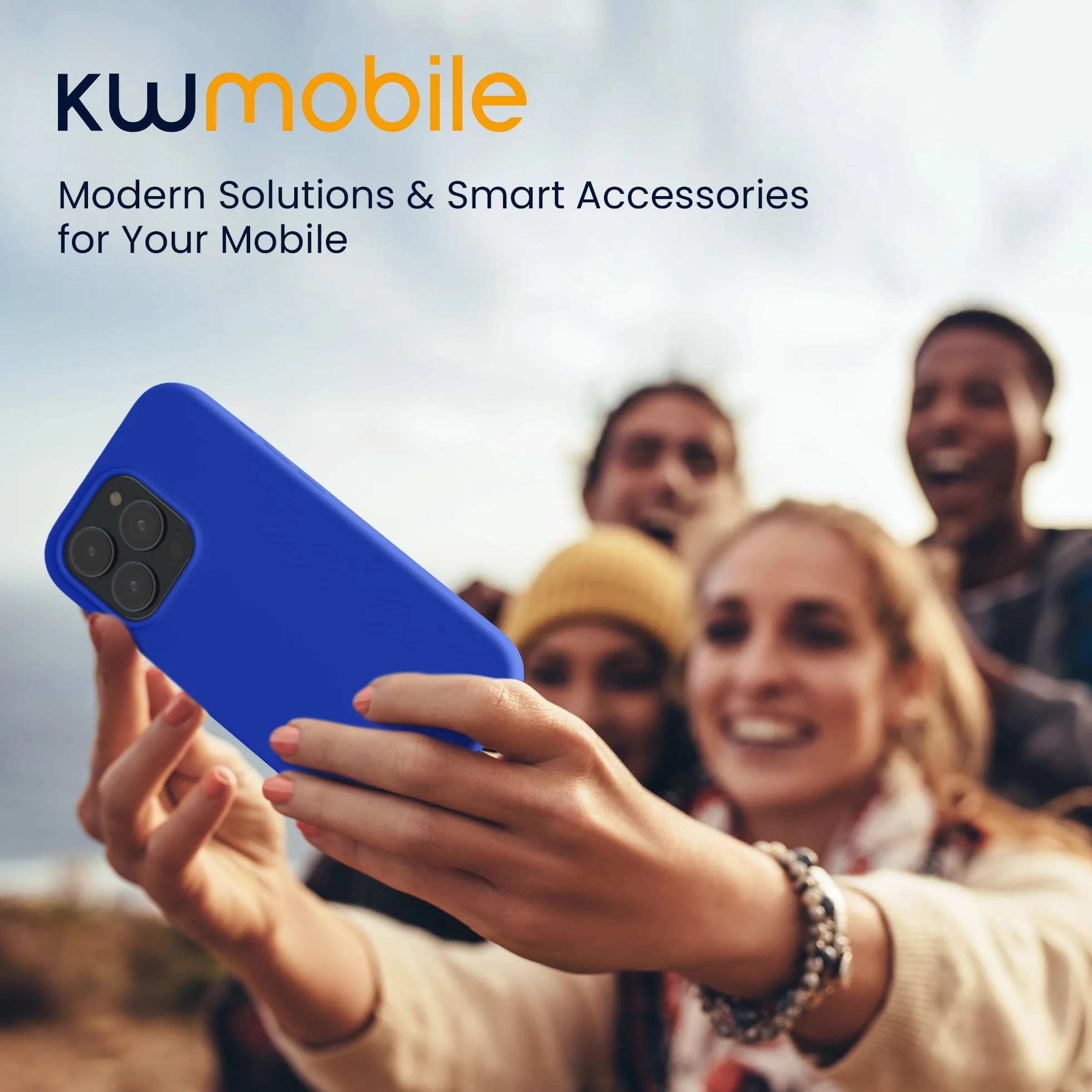 Etui kwmobile kompatybilne z iPhone 15 Pro Case - Cienkie silikonowe etui na telefon komórkowy - Wstrz?soodporne etui na telefon komórkowy z mi?kk? powierzchni? - Baltic Blue