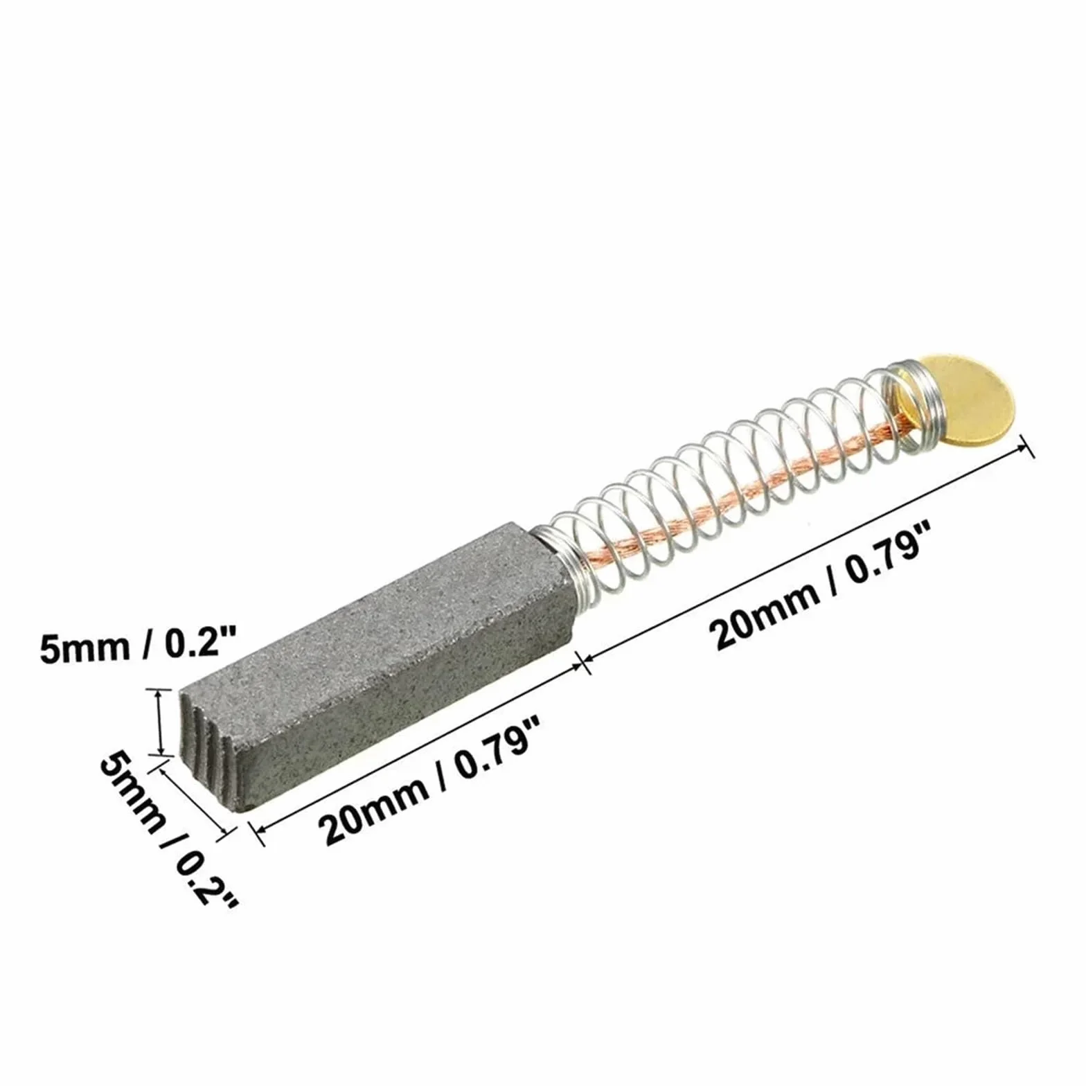 Szczotki węglowe do silników elektrycznych 150 szt. 20 mm X 5 Część zamienna Szlifierki kątowe Piły ukośne Wiertarki
