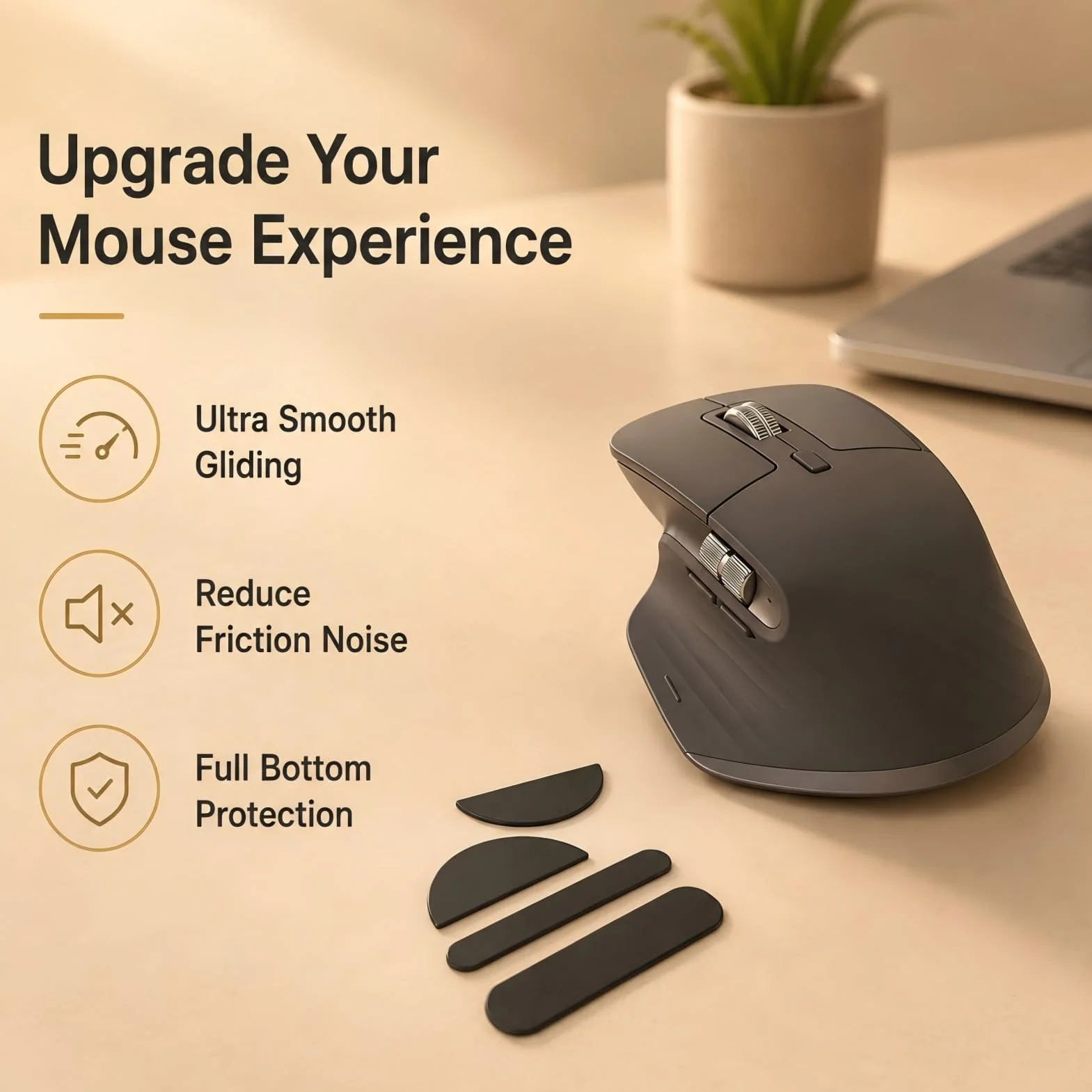 Logitech MX Master 3 / 3S PTFE nóżki pod mysz 2 zestawy