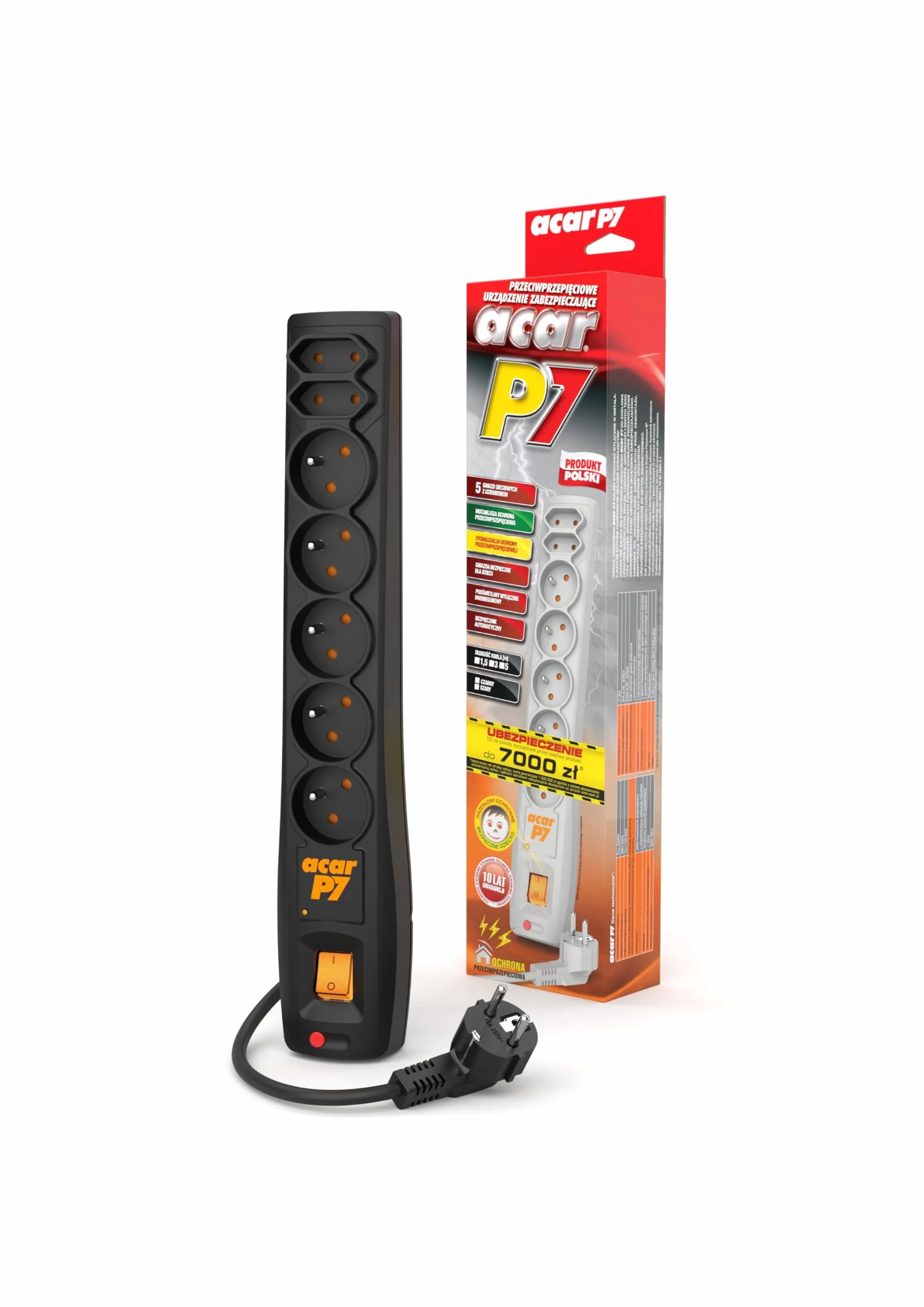 Acar P7 Protector 1,5 m czarny