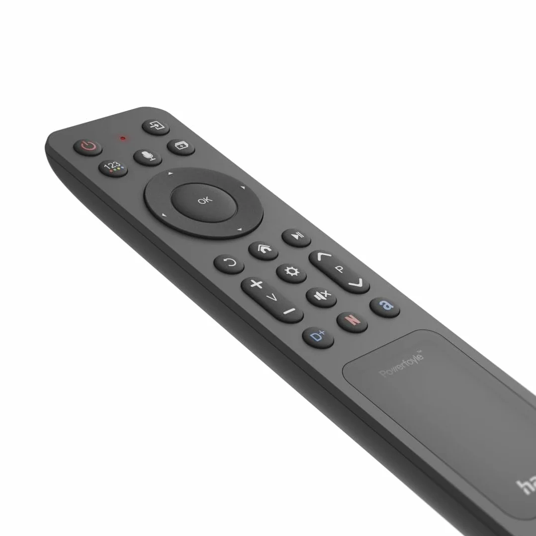Pilot do telewizorów Samsung BT USB-C sterowany głosowo, ładowany solarnie, bezobsługowy, kompatybilny z asystentami głosowymi