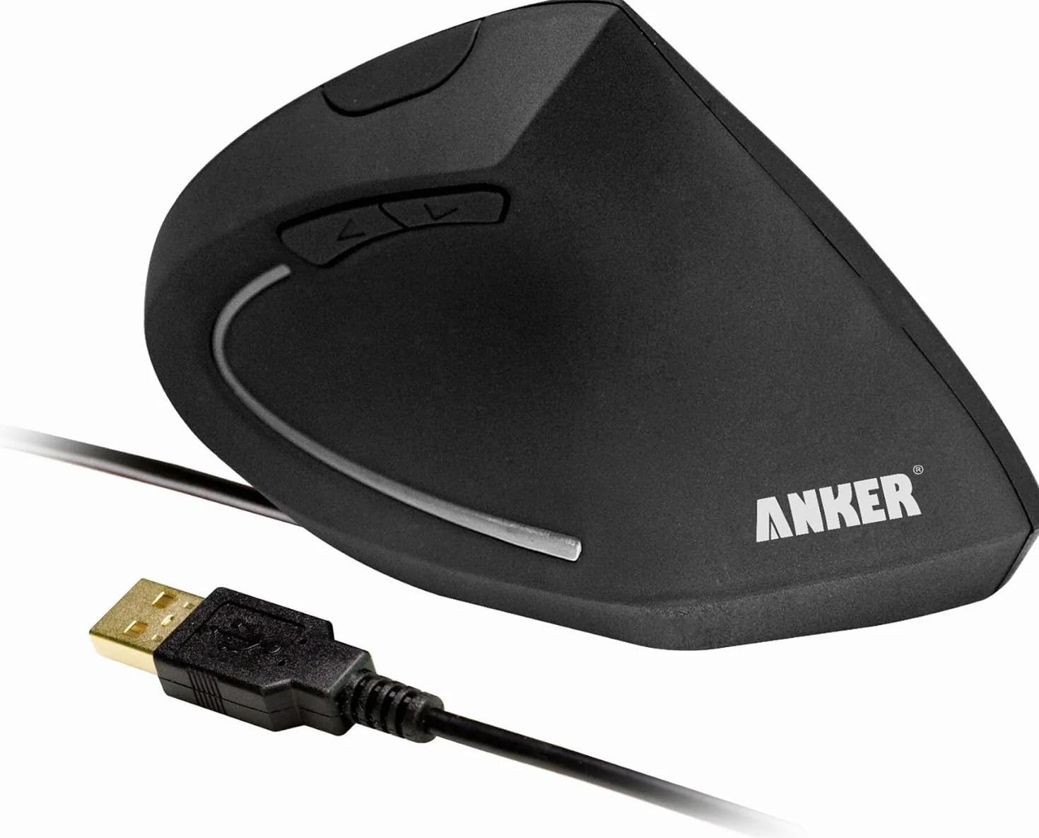 Anker Pionowa mysz ergonomiczna optyczna USB 1000/1600 DPI 5 przycisków