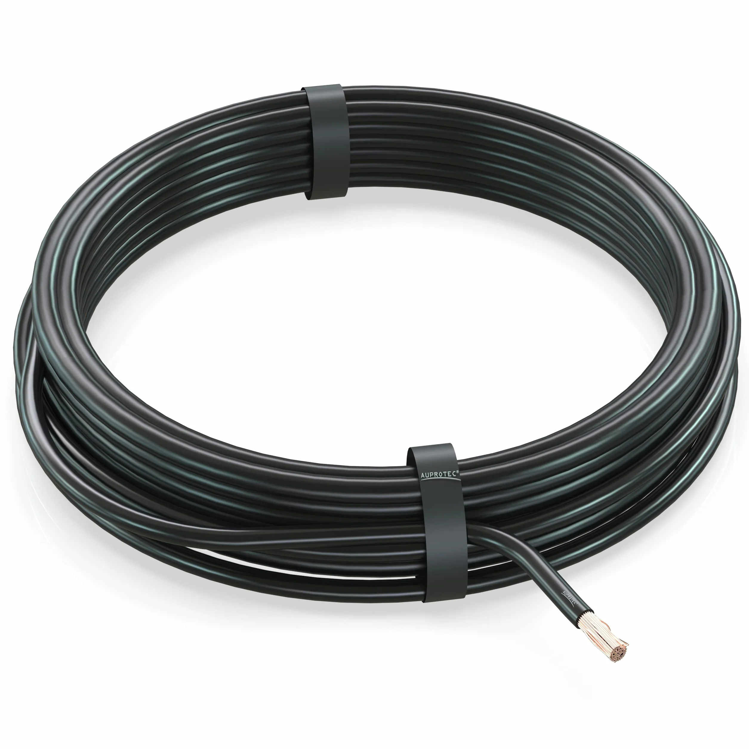 AUPROTEC Przewód samochodowy FLRY-B 5 m 6,0 mm² czarny