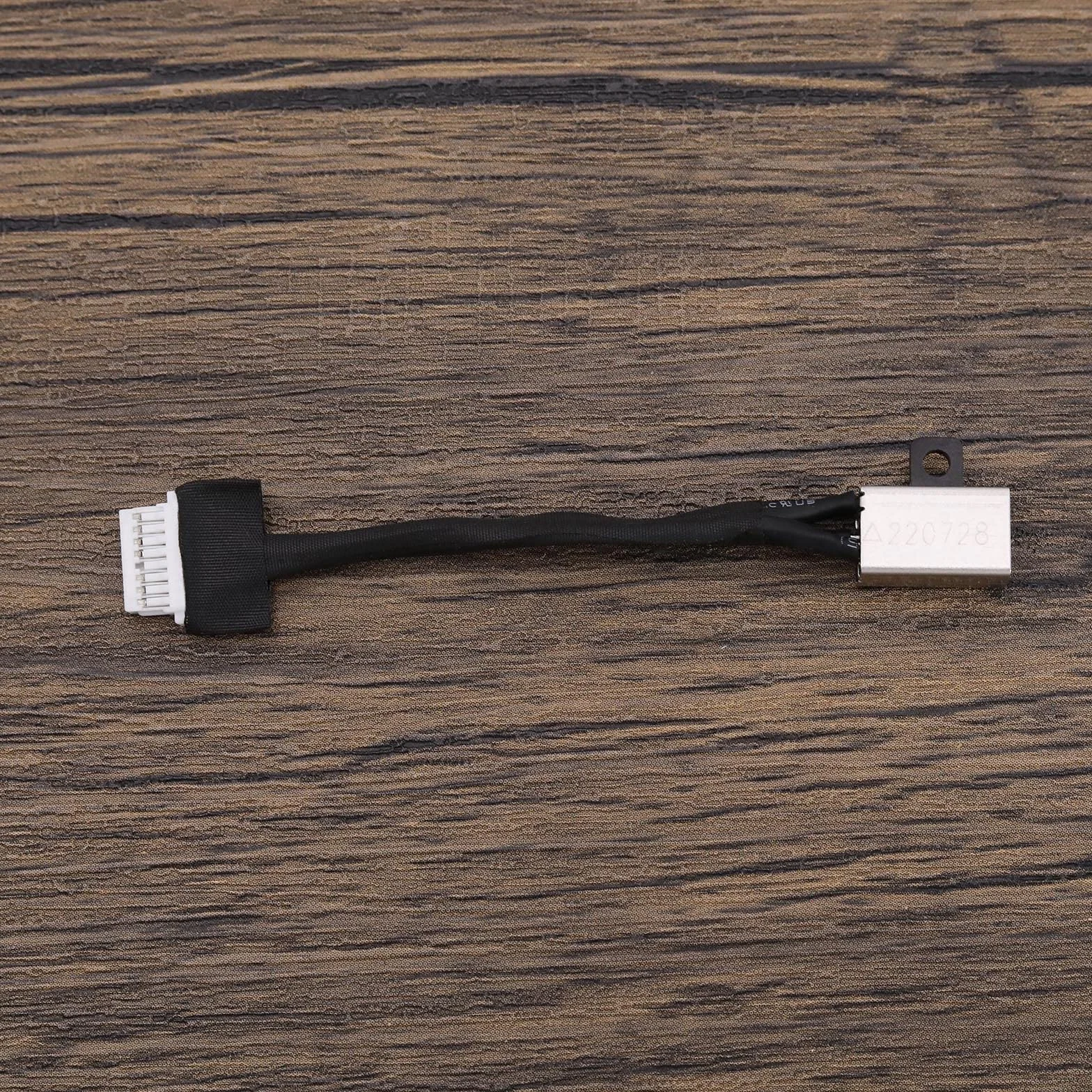 ECSiNG Gniazdo zasilania DC kabel portu ładowania kompatybilny z Dell Latitude 3510 Inspiron 14 5402 7 cm