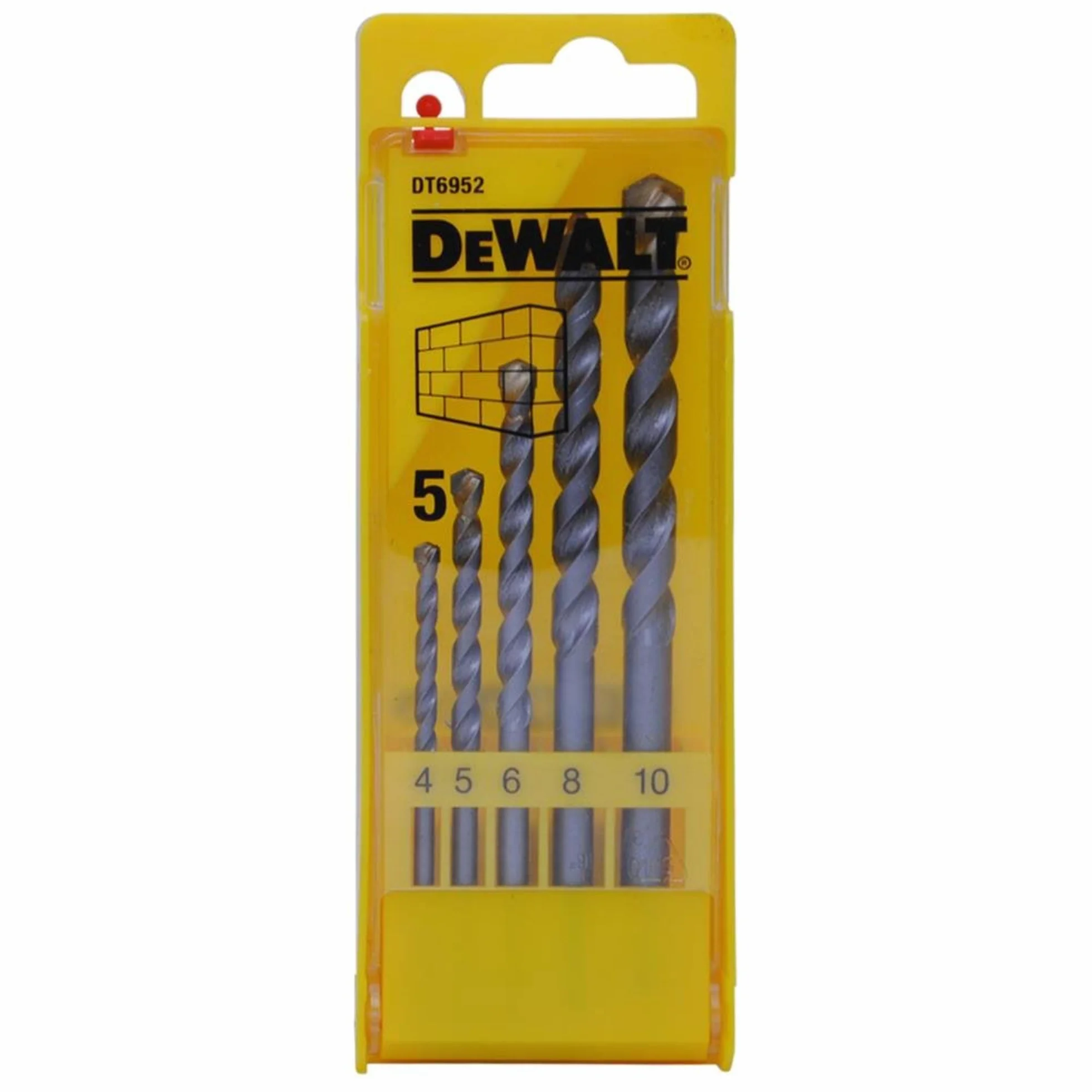 Dewalt Dt6952-Qz Wiertło, Srebrny, 5 Sztuk