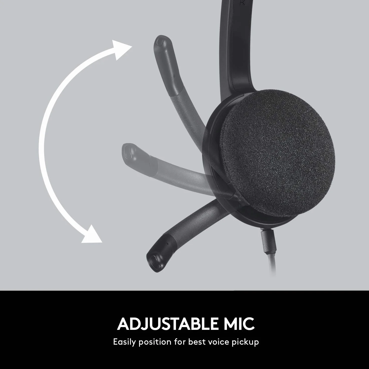 Logitech H340 USB Computer Headset Czarny