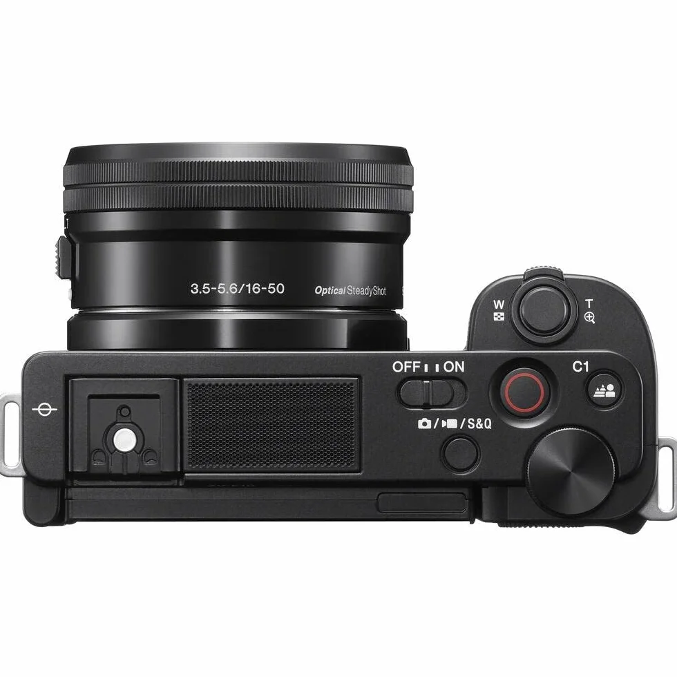 Sony ZV-E10L bezlusterkowiec APS-C z obiektywem 16–50 mm, wideo 4K, AF na oko w czasie rzeczywistym, odchylany ekran — idealny aparat do vlogowania i tworzenia treści