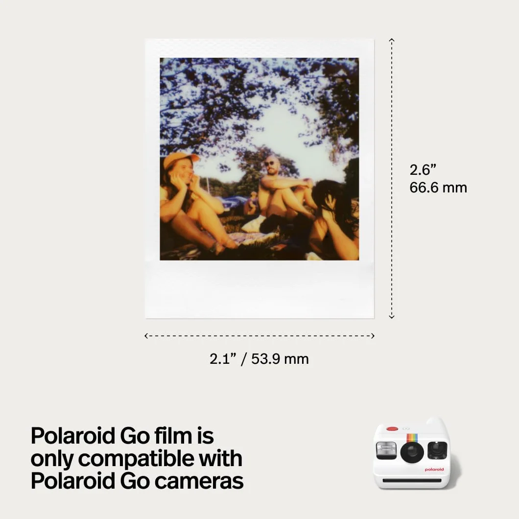 Polaroid Go Generation 2 - natychmiastowa kamera filmowa - niebieska (9147) - kompatybilna tylko z Go Film