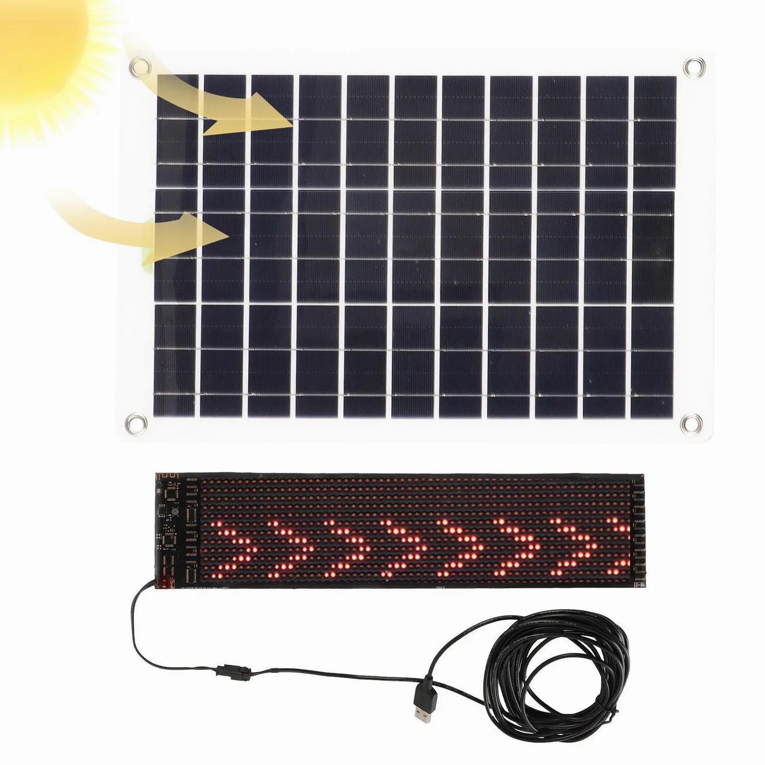 Programowalny znak LED, Znak LED programowalny Jasne elektroniczne znaki | Płyta komunikatów, oznakowanie cyfrowe, kontrola aplikacji, ekran wyświetlania do reklamy o