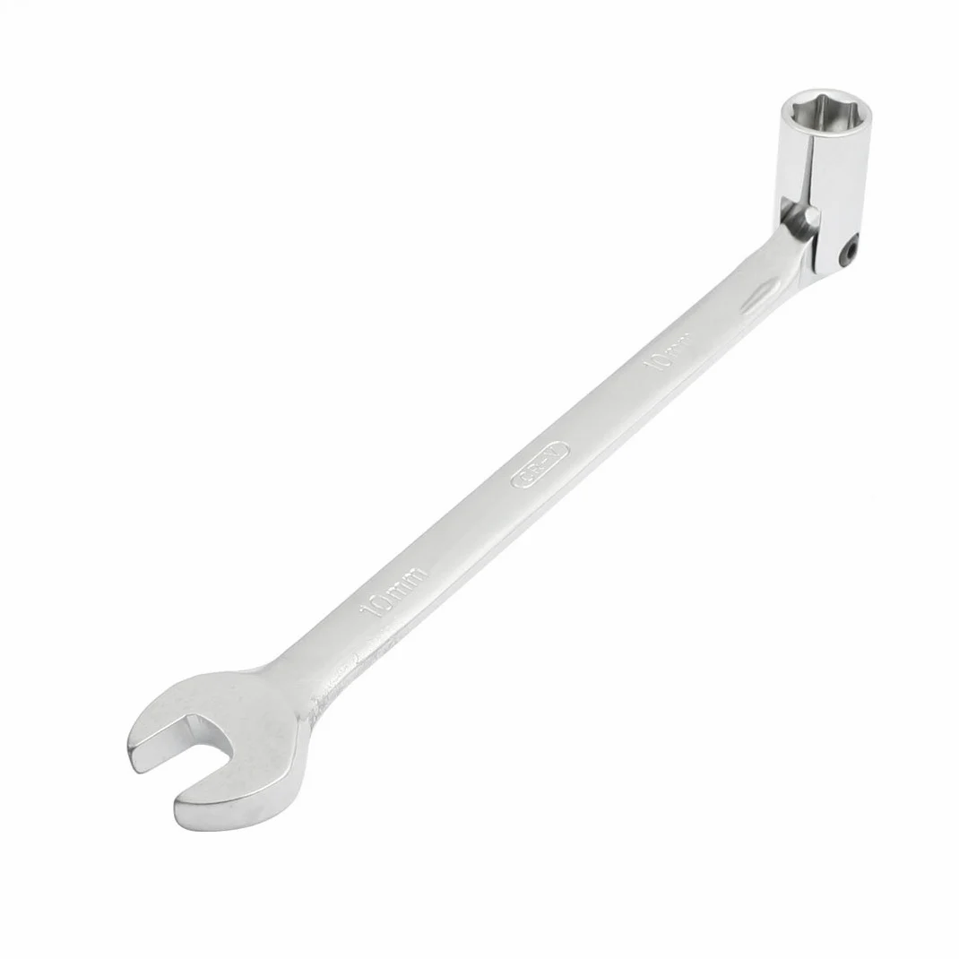 Klucze płasko-oczkowe Klucz wielofunkcyjny, klucz nastawny, dwustronny klucz nasadowy ze stali nierdzewnej Klucz płasko-oczkowy 10 mm