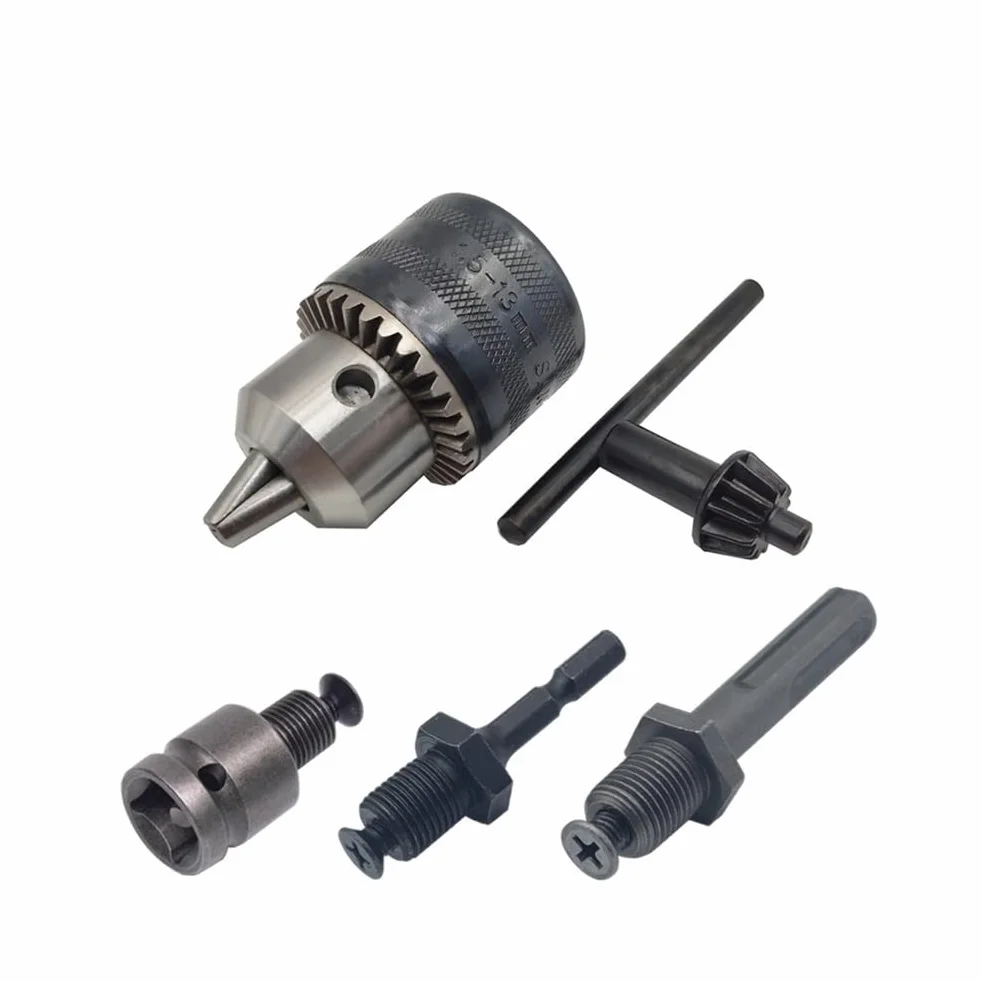 1.5-13mm precyzyjny uchwyt wiertarski konwerter 1/2 cala -20UNF adapter do szybkiej wymiany gwintu SDS-Plus Shank 1/4 cala Hex (kolor: uchwyt i SDS PLUS)