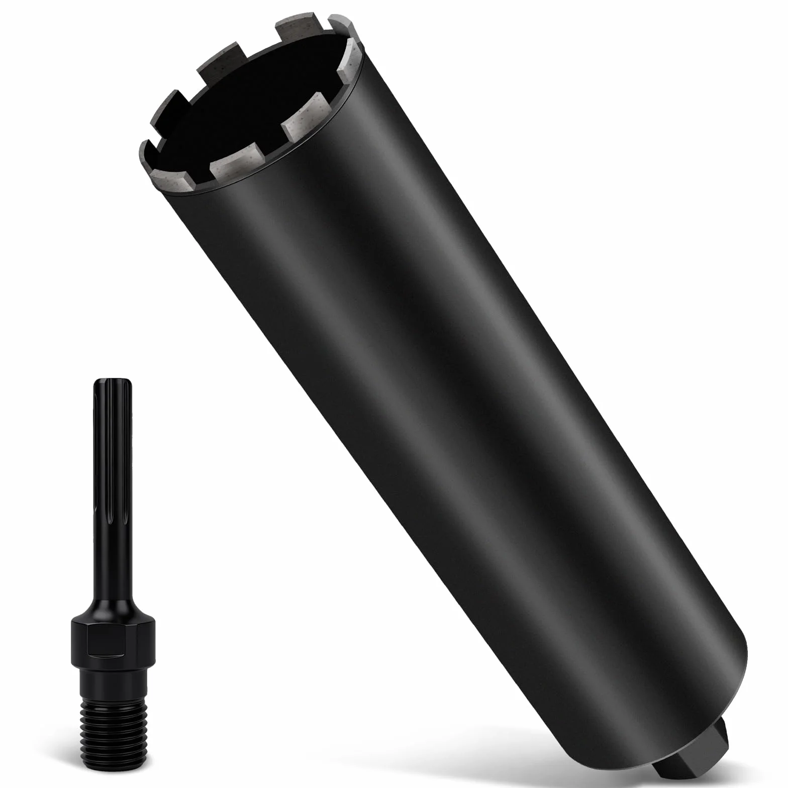 Diamentowa koronka wiertnicza Ø 112 mm z SDS Max, 1 ¼" diamentowa koronka wiertnicza, L 460 mm, pogłębiacz puszek koronka wiertnicza wiertło rdzeniowe wiertło do wiercenia na mokro/sucho, otwornica do